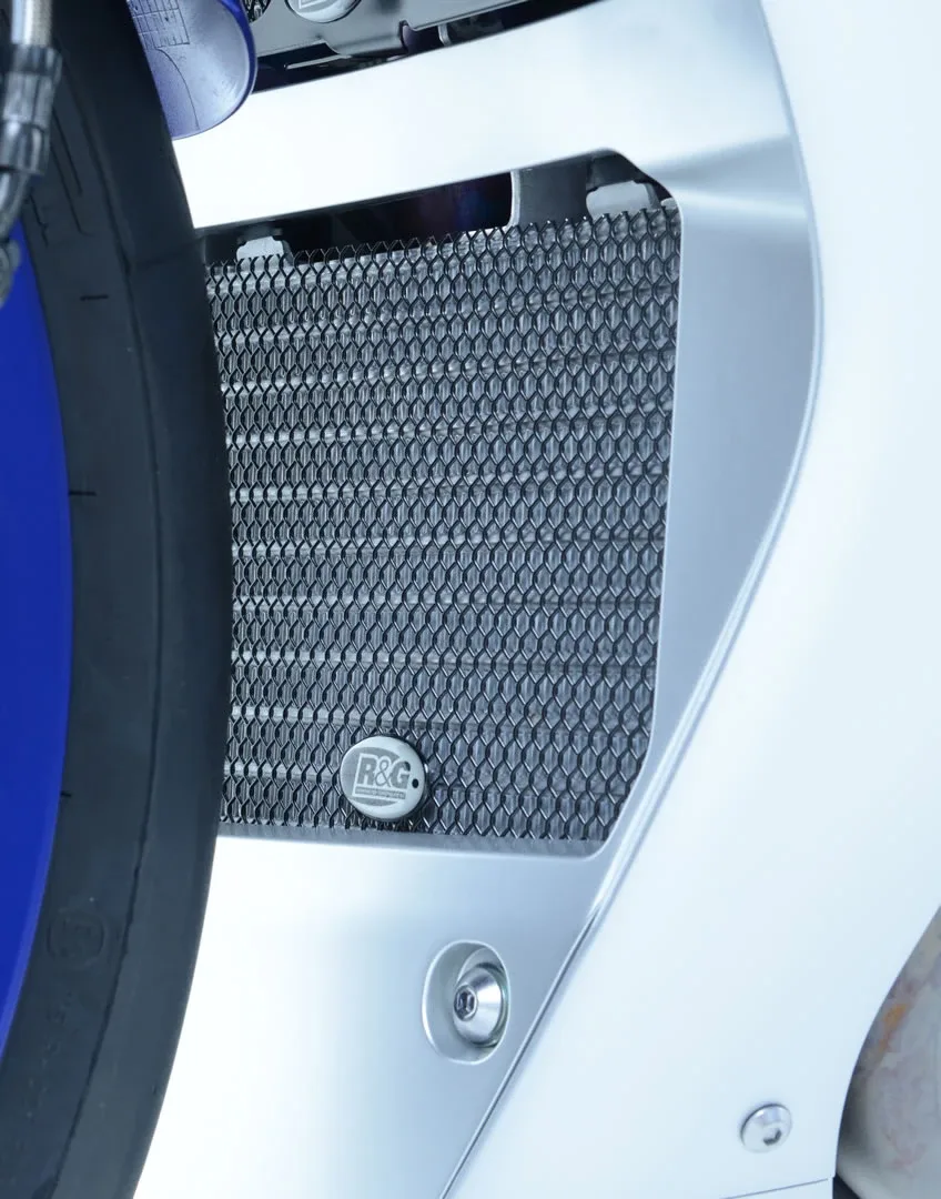 R&G Предпазна решетка за маслен радиатор (титан) за Yamaha YZF-R1 (2015+), YZF-R1M (2015+)
