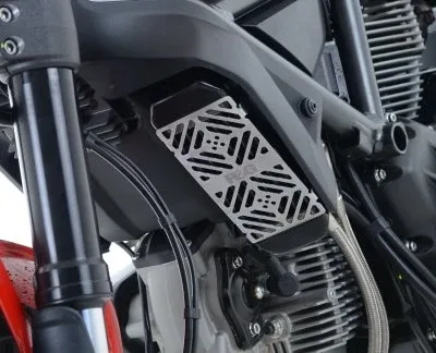 R&G Предпазна решетка за маслен радиатор за Ducati Scrambler Icon (2015+), Scrambler Full Throttle (2016, 2019, 2023+) и др.