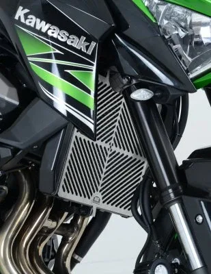 R&G Предпазна решетка за радиатор от неръждаема стомана за Kawasaki Z750 (2007–2013), Z750S (2007–2013), Z1000 (2010–2018), Z1000SX (2011–2019) и др.