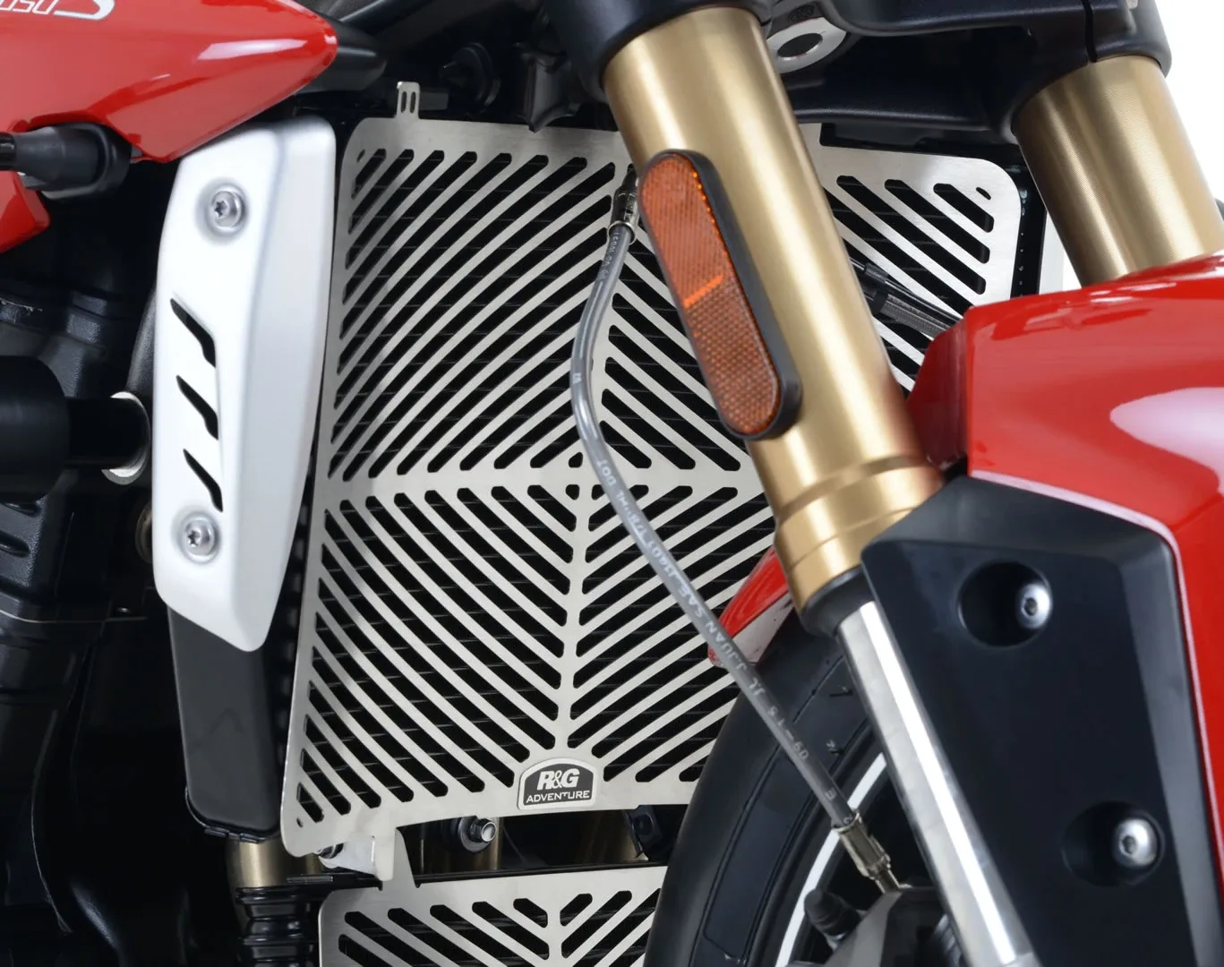 R&G Предпазна решетка за радиатор от неръждаема стомана за Triumph Speed Triple 1050 (2016–2020)