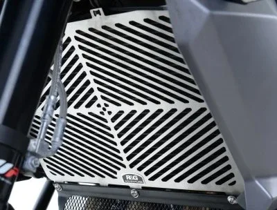 R&G Предпазна решетка за радиатор от неръждаема стомана за Triumph Tiger 800 XC (2015–2018), Tiger 800 XRx (2015–2017)