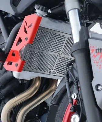 R&G Предпазна решетка за радиатор от неръждаема стомана за Yamaha MT-07 (2014–2020), XSR 700 (2016+), Tracer 700 (2016–2020), Fantic Caballero 700 (2023+)
