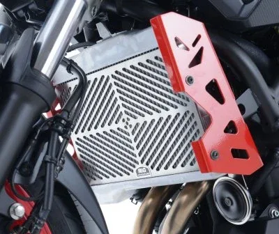 R&G Предпазна решетка за радиатор от неръждаема стомана за Yamaha MT-07 (2014–2020), XSR 700 (2016+), Tracer 700 (2016–2020), Fantic Caballero 700 (2023+)