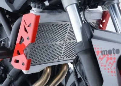 R&G Предпазна решетка за радиатор от неръждаема стомана за Yamaha MT-07 (2014–2020), XSR 700 (2016+), Tracer 700 (2016–2020), Fantic Caballero 700 (2023+)
