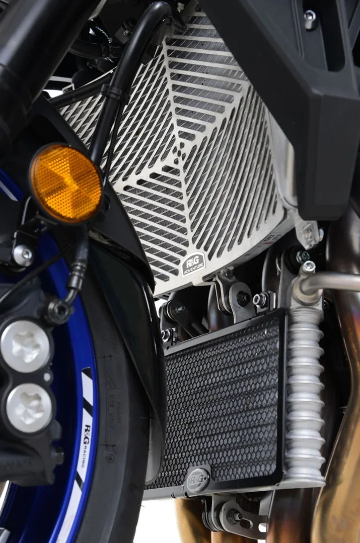 R&G Предпазна решетка за радиатор от неръждаема стомана за Yamaha YZF-R1 (2015+), YZF-R1M (2015–2019), MT-10 (2016+), MT-10 SP (2016+)