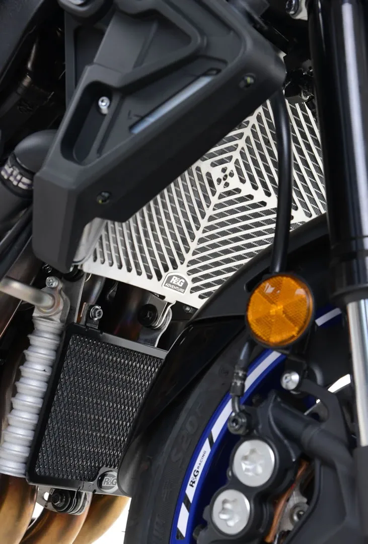 R&G Предпазна решетка за радиатор от неръждаема стомана за Yamaha YZF-R1 (2015+), YZF-R1M (2015–2019), MT-10 (2016+), MT-10 SP (2016+)