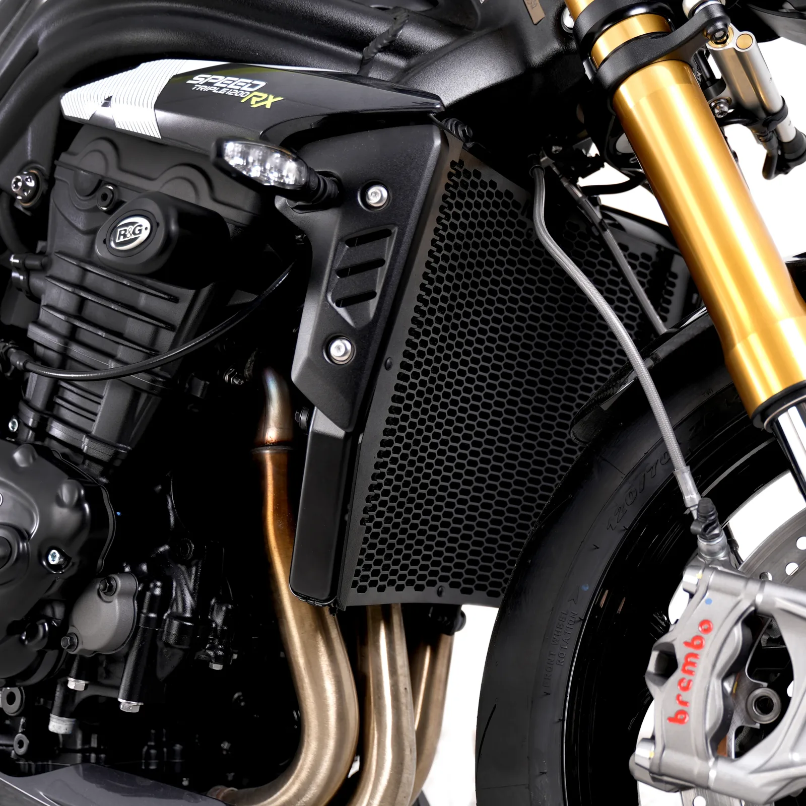 R&G Предпазна решетка за радиатор PRO за Triumph Speed Triple 1200 RS (2021+), Speed Triple 1200 RR (2022+) и др.