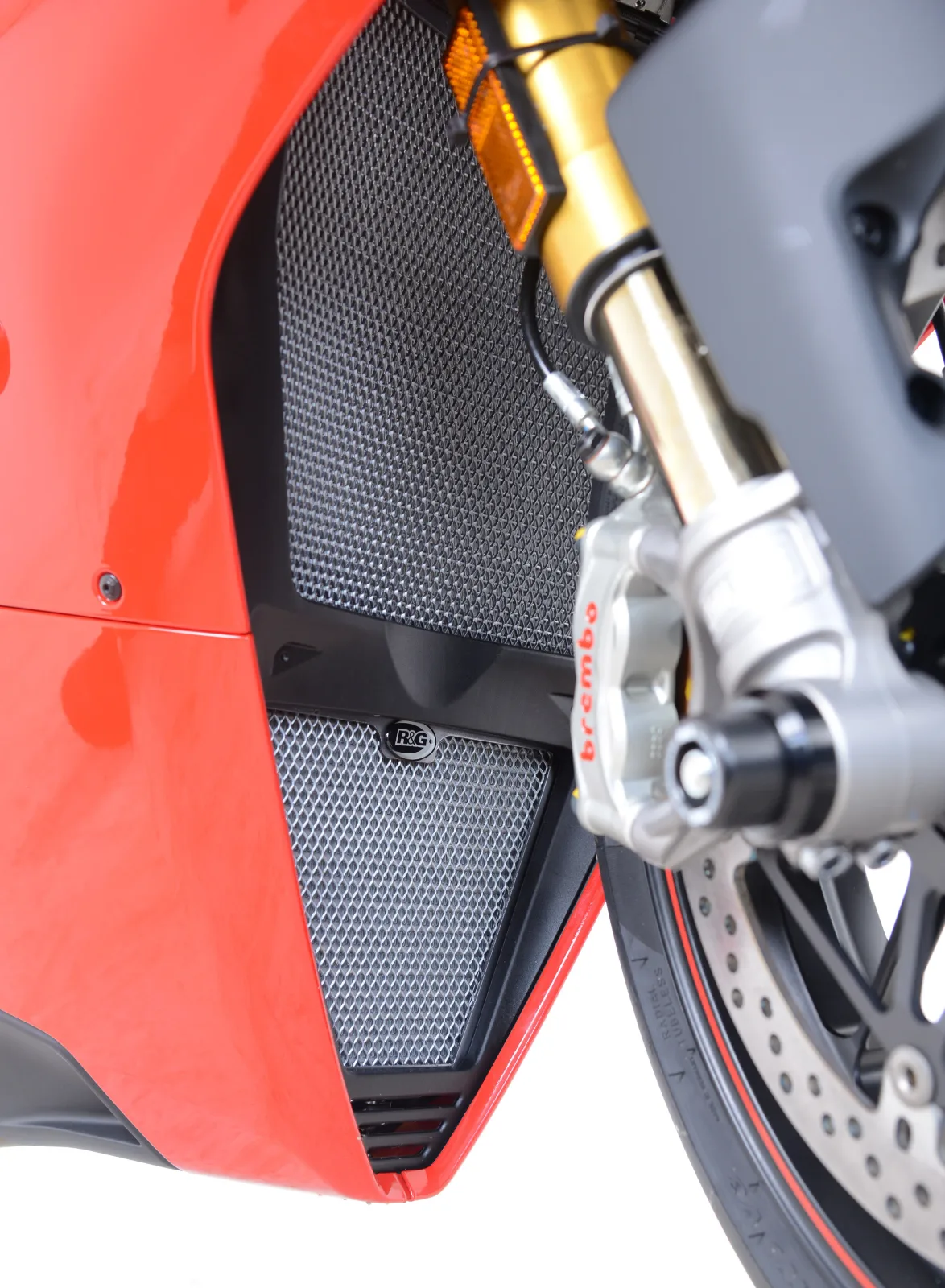 R&G Предпазна решетка за радиатор за Ducati Panigale V4 (2017–2019), Panigale V4 S (2018–2019), Panigale V4 R (2020)