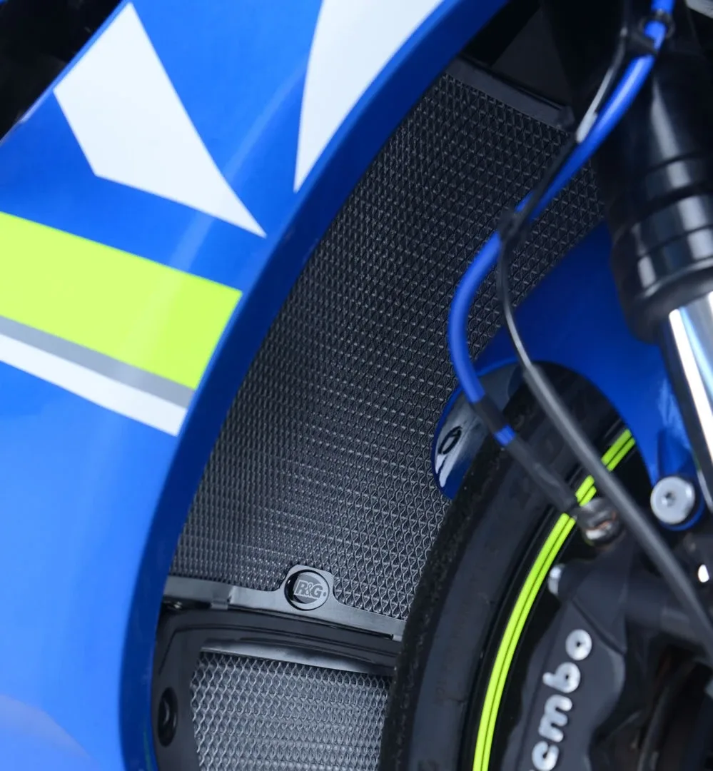 R&G Предпазна решетка за радиатор за Suzuki GSX-R 1000 (2017–2024), GSX-R 1000R (2017+) (RAD0216B)
