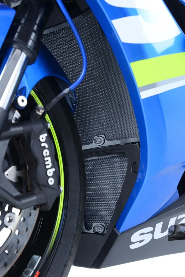 R&G Предпазна решетка за радиатор за Suzuki GSX-R 1000 (2017–2024), GSX-R 1000R (2017+) (RAD9019BK)