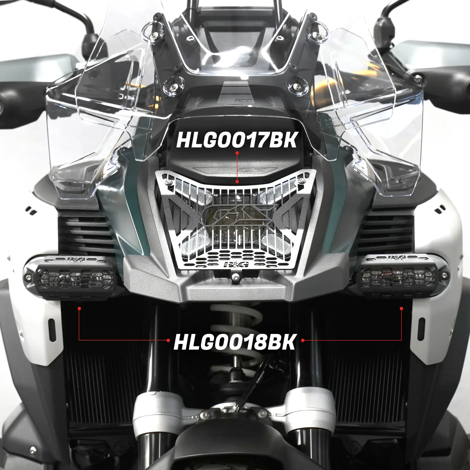 R&G Предпазни решетки за дневни светлини (чифт) за BMW R 1300 GS Adventure (2024+)