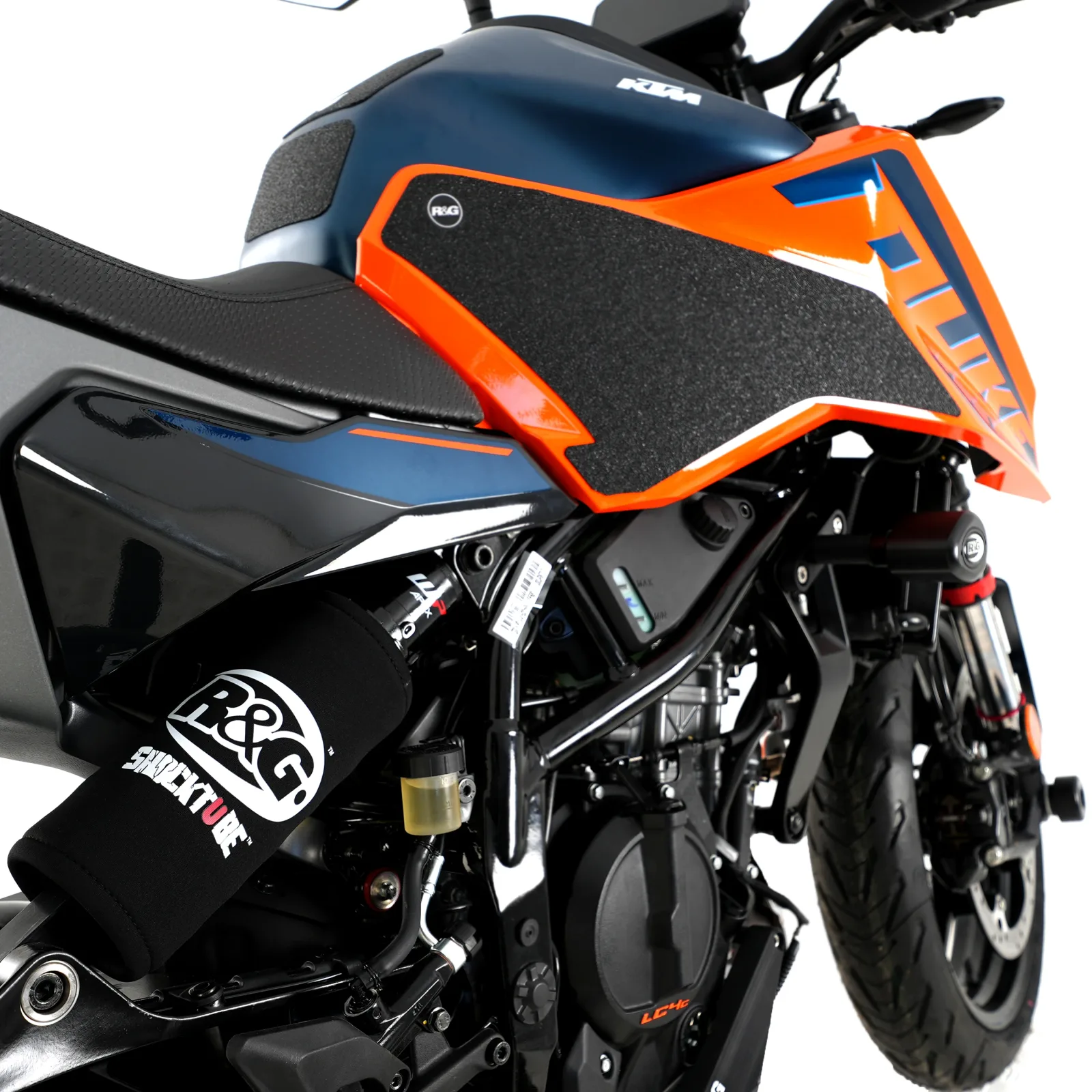 R&G Протектор за амортисьор Shocktube за Aprilia Tuono 1000 R (2003–2011), Ducati 998, 1098 S, SuperSport 900 (1999–2007) и др.