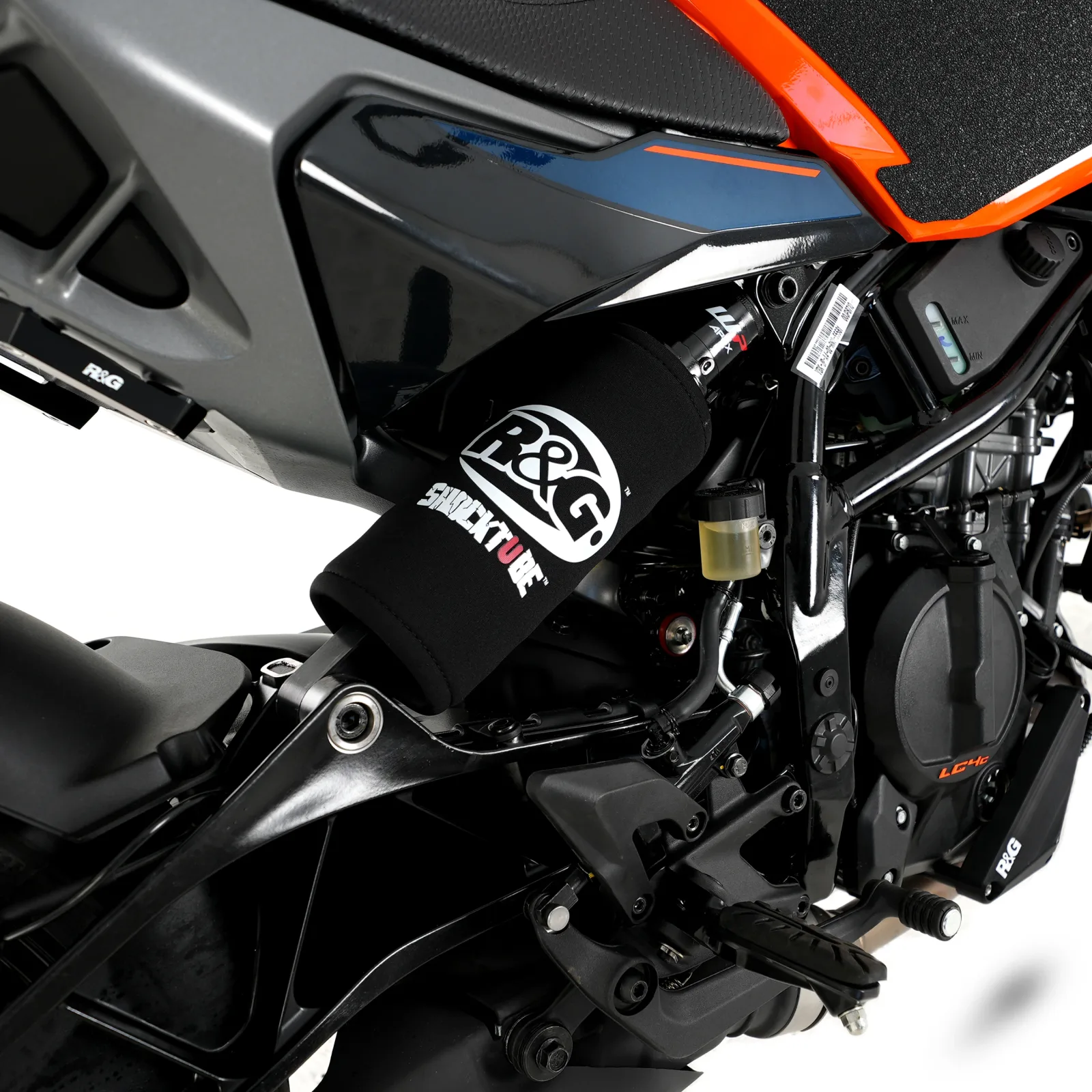 R&G Протектор за амортисьор Shocktube за Aprilia Tuono 1000 R (2003–2011), Ducati 998, 1098 S, SuperSport 900 (1999–2007) и др.