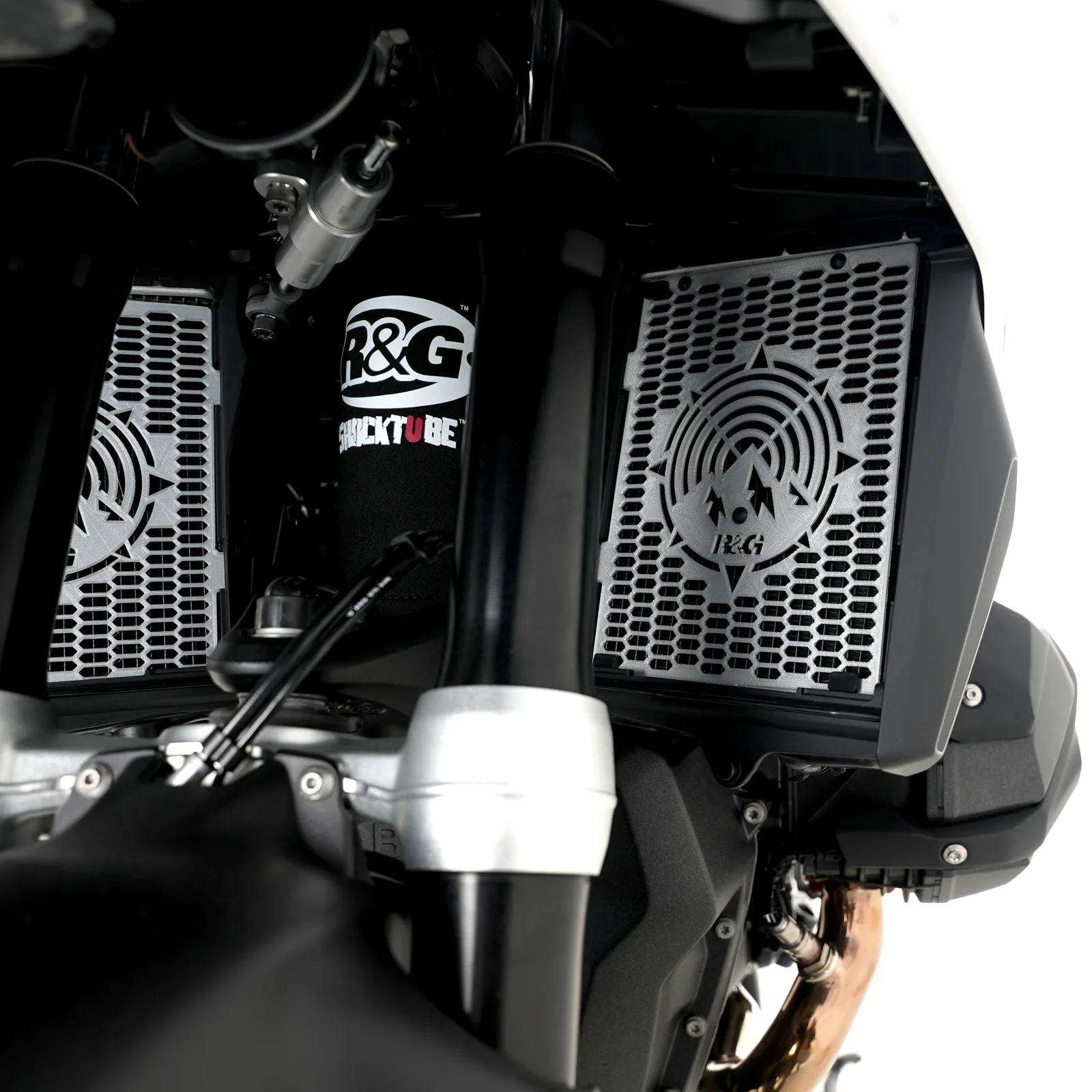 R&G Протектор за амортисьор Shocktube за Honda CBR 1100XX Super Blackbird, Suzuki GSR 600 (2006–2012), Yamaha FJR 1300 (2001–2012) и др.