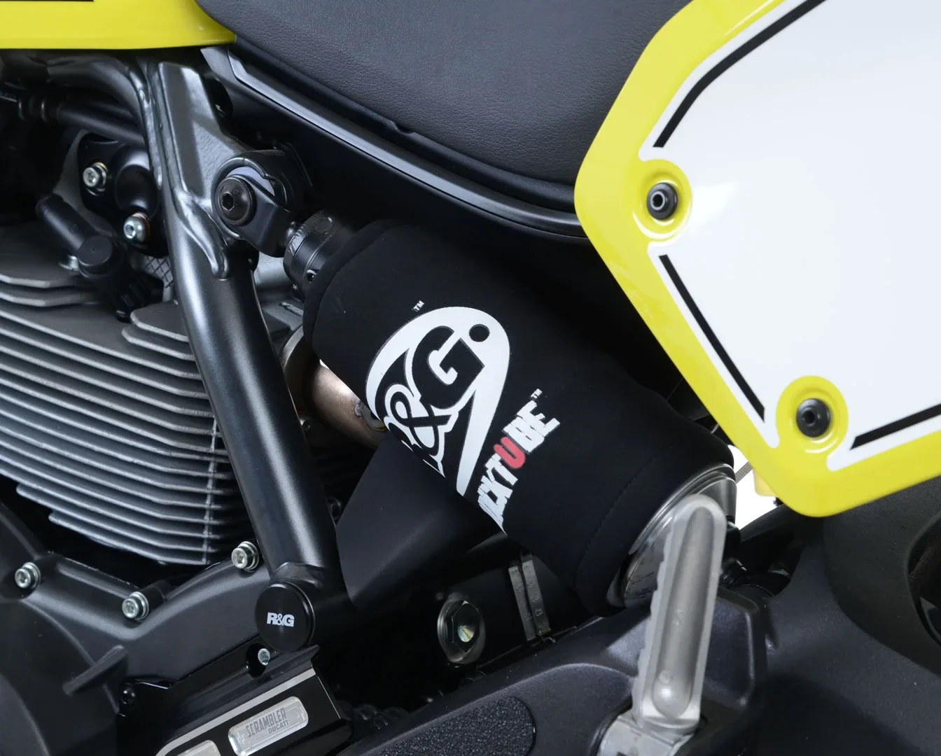 R&G Протектор за амортисьор Shocktube за Honda CBR 125R (2011–2017), CBR 954RR (2002–2003), MSX 125 Grom (2013+) и др.