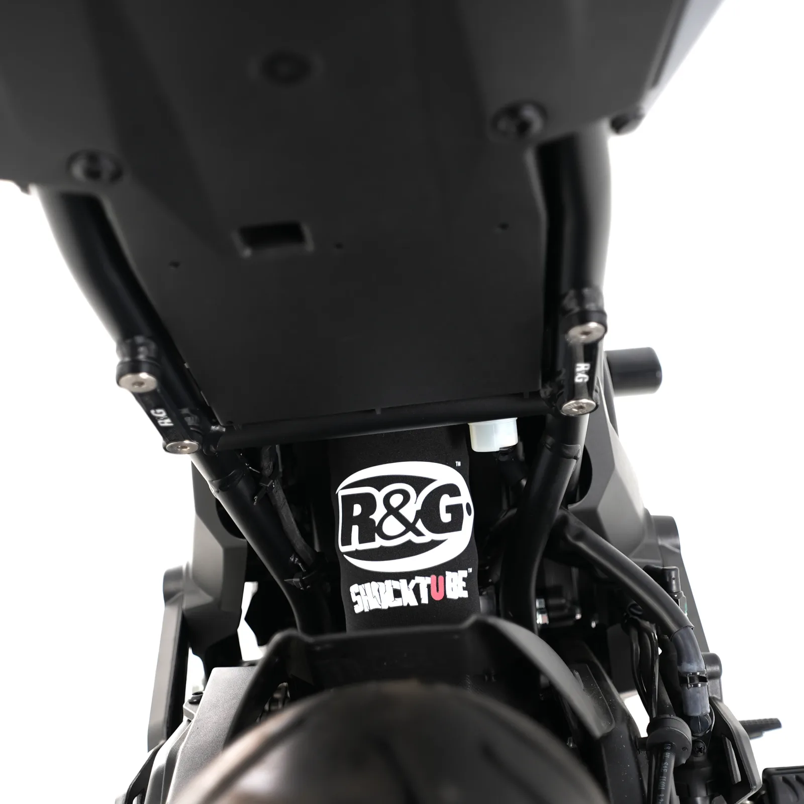 R&G Протектор за амортисьор Shocktube за Suzuki V-Strom 650 (2004+), BMW S 1000 RR (2010–2014), Honda CBR 500R (2013–2023, 2026+) и др.