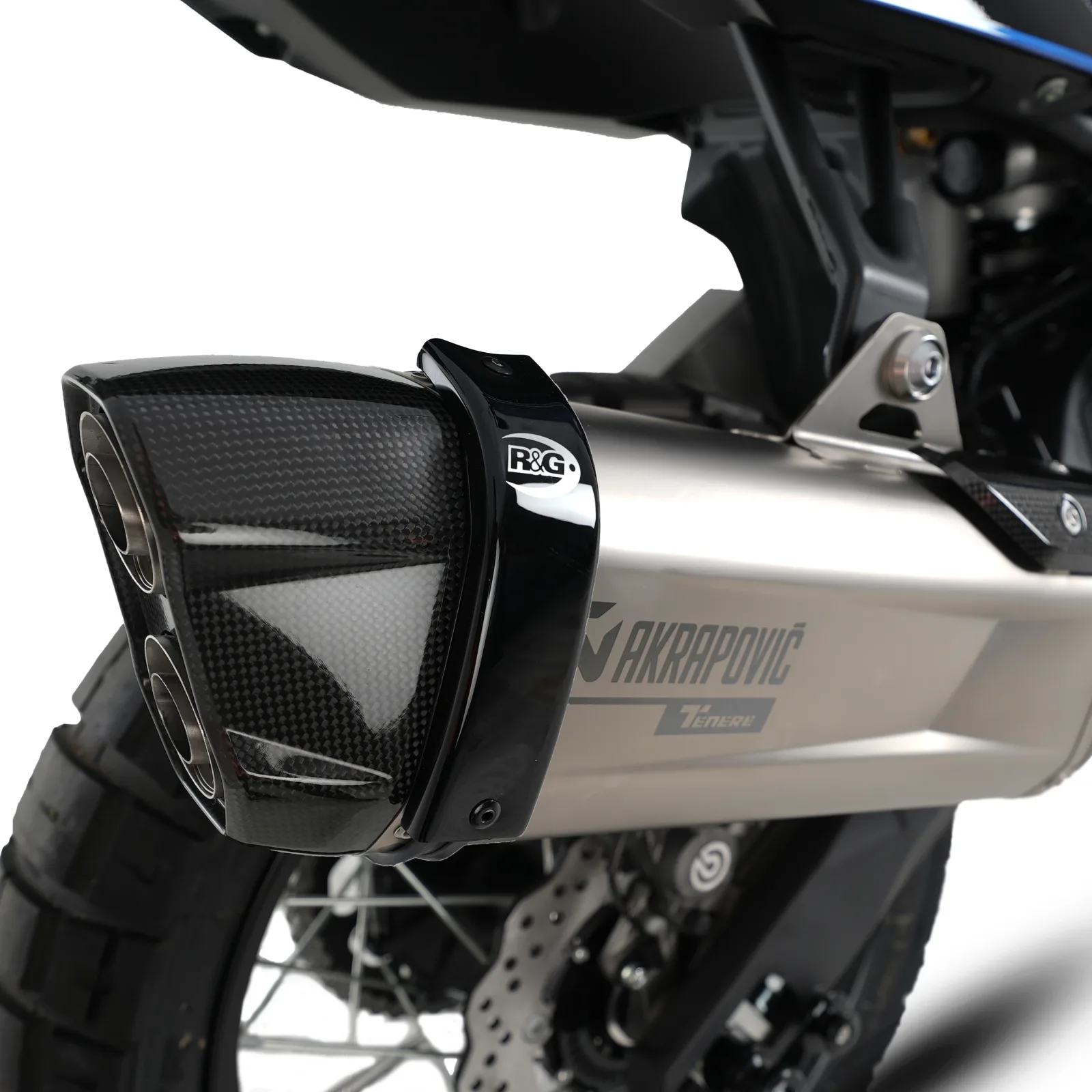 R&G Протектор за ауспух за Yamaha YZF-R1 (2015+), YZF-R1M (2015+), Kawasaki ZX-10R (2016–2020), Yamaha MT-10 (2016+) и др.