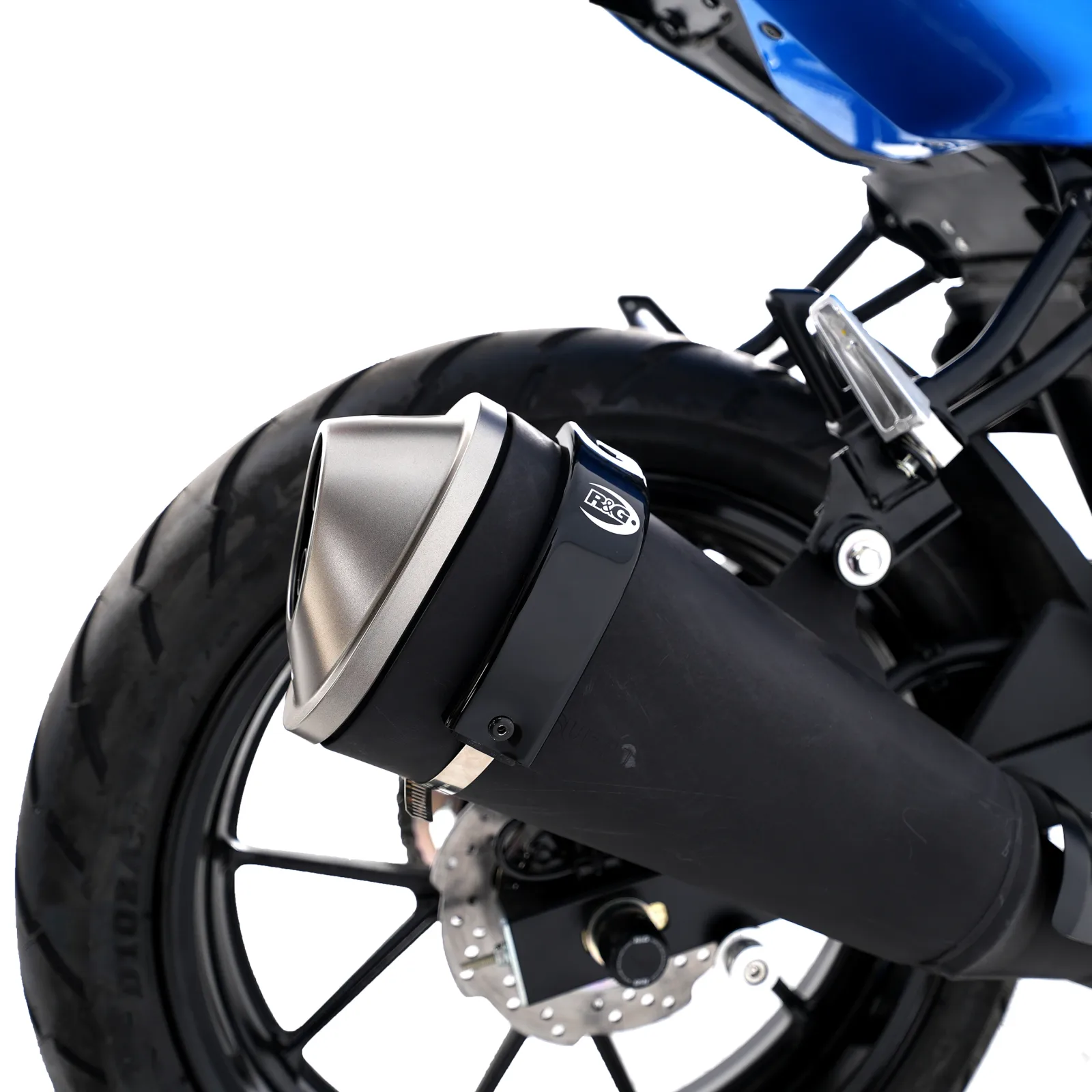 R&G Протектор за ауспух за Yamaha YZF-R1 (2015+), YZF-R1M (2015+), Kawasaki ZX-10R (2016–2020), Yamaha MT-10 (2016+) и др.