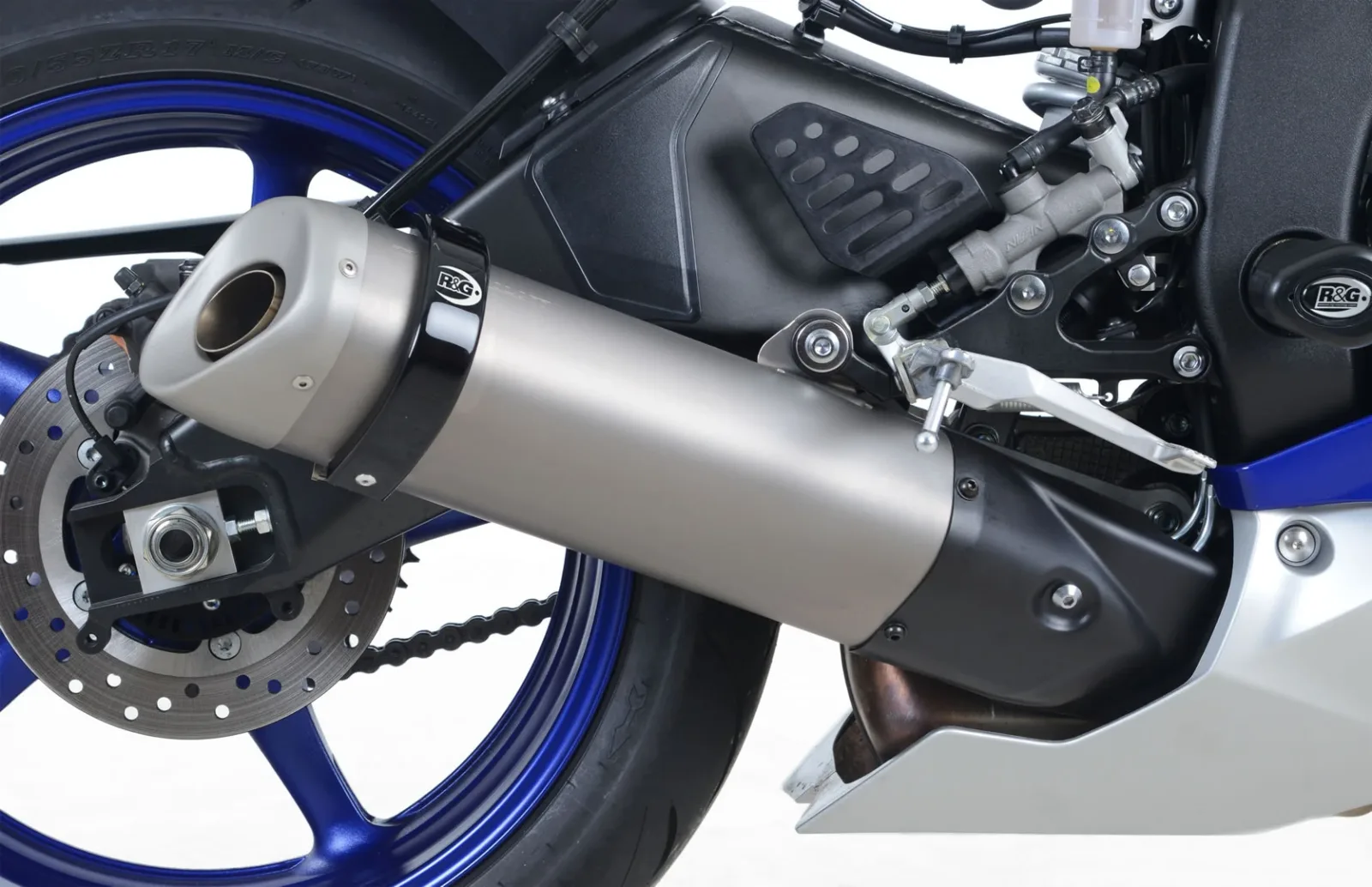 R&G Протектор за ауспух за Yamaha YZF-R6 (2017–2020), BMW S 1000 XR (2020–2023)