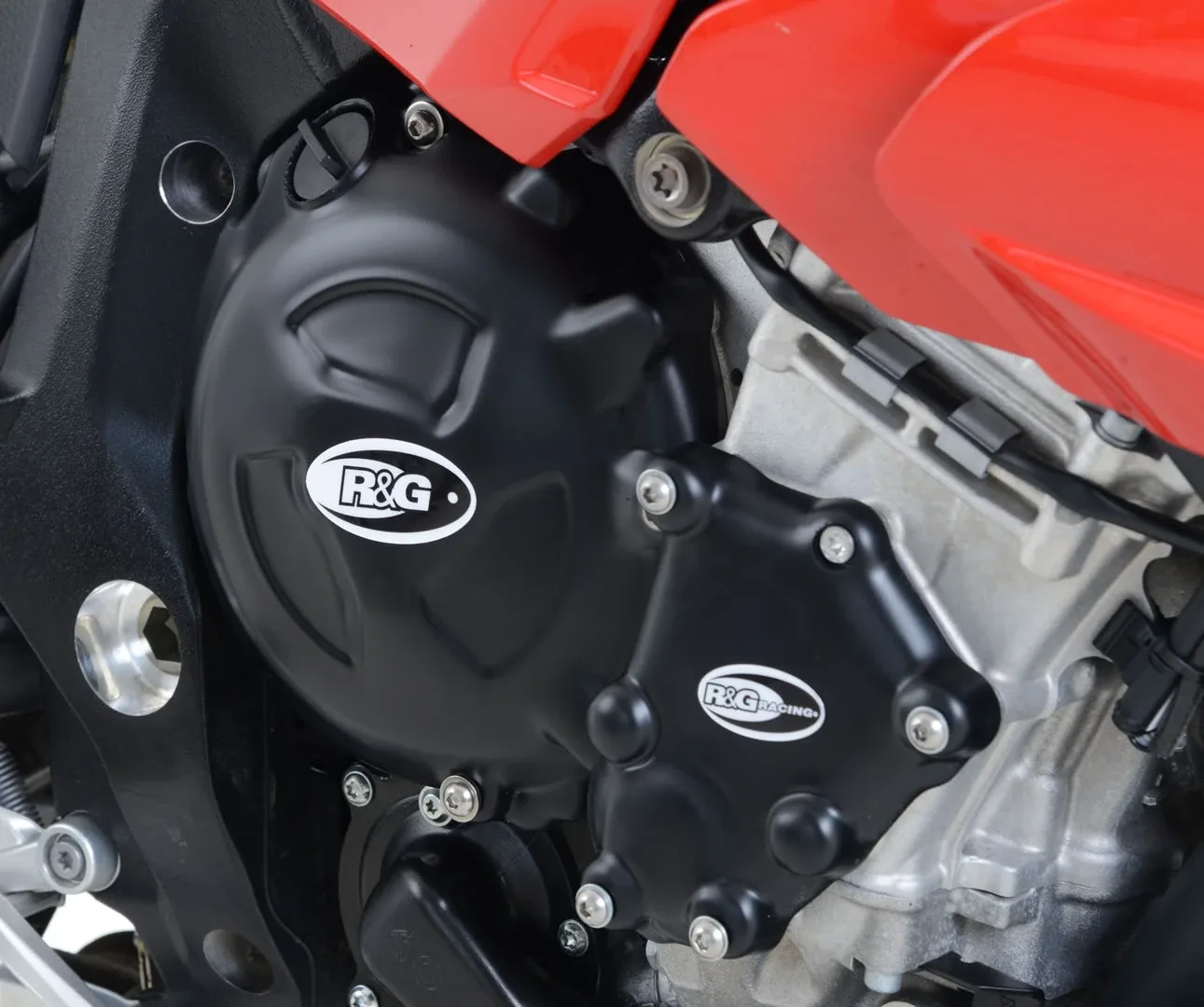 R&G Протектор за двигател (дясна страна) (капак на съединителя) за BMW S 1000 XR (2015–2019), S 1000 R (2017–2020), S 1000 RR (2017)