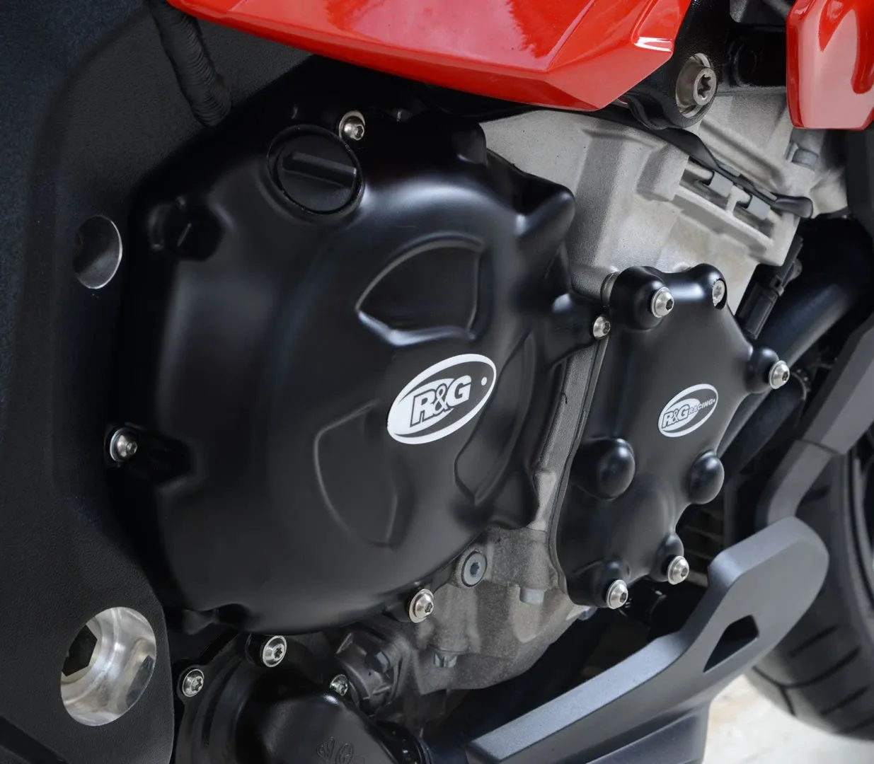 R&G Протектор за двигател (дясна страна) (капак на съединителя) за BMW S 1000 XR (2015–2019), S 1000 R (2017–2020), S 1000 RR (2017)