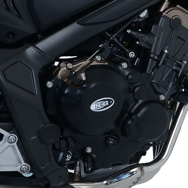R&G Протектор за двигател (дясна страна) (капак на съединителя) за Honda CB 650F (2014–2019), CBR 650F (2014–2018), CB 650R (2019+), CBR 650R (2019+)