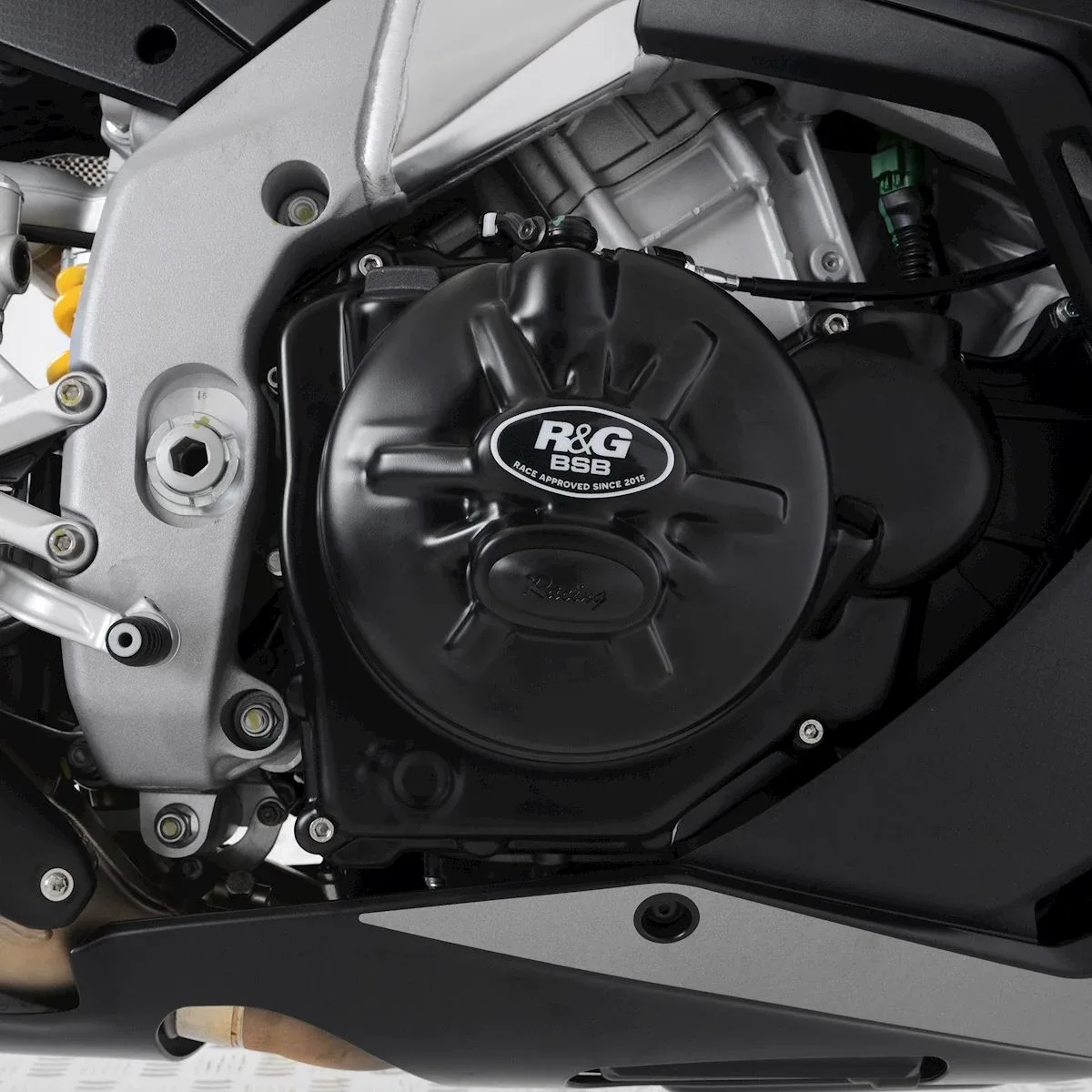 R&G Протектор за двигател (дясна страна) за Aprilia Tuono V4 1100 RR (2021–2023), RSV4 1100 Factory (2021–2024) и др.
