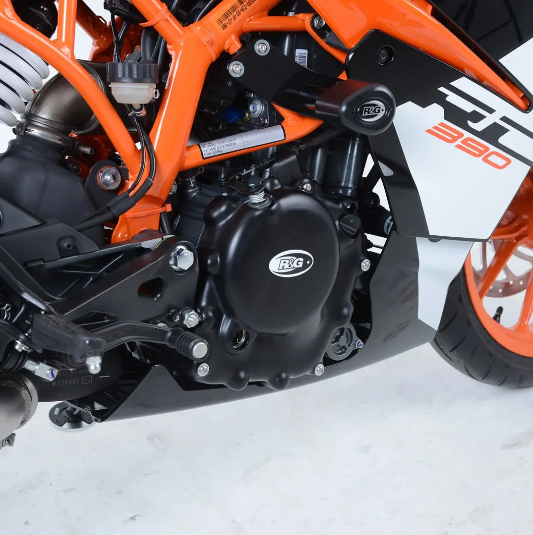 R&G Протектор за двигател (дясна страна) за KTM 390 Duke (2013–2023), RC 390 (2017–2021), Husqvarna Svartpilen 401 (2018–2019) и др.