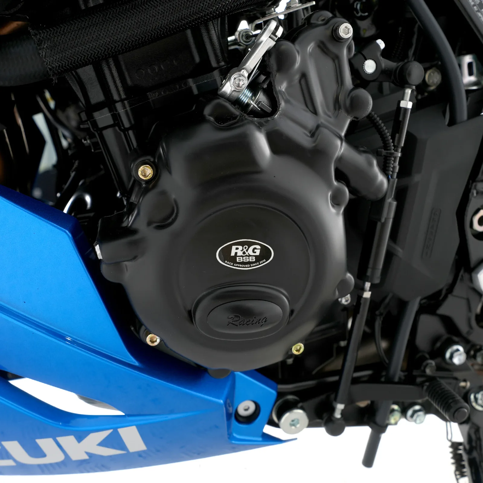 R&G Протектор за двигател (капак на генератора) за Suzuki GSX-8S (2023+), V-Strom 800 (2023+), GSX-8R (2024+), GSX-8T (2025+), GSX-8TT (2025+)