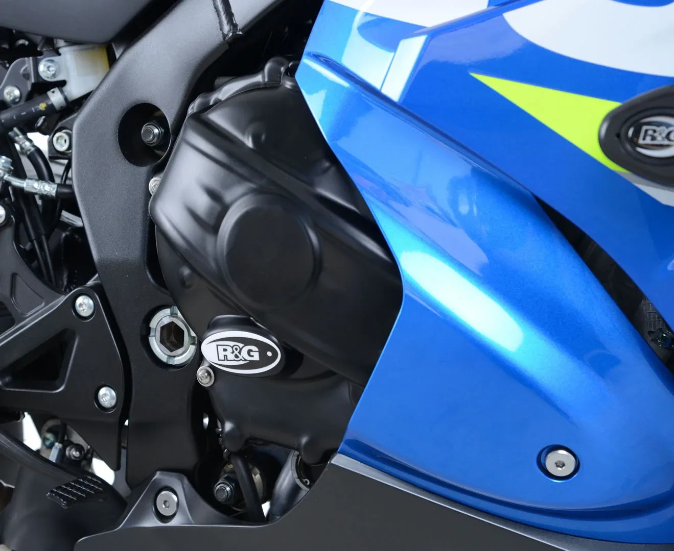R&G Протектор за двигател (капак на съединителя) (капак на стартера) за Suzuki GSX-R 1000 (2017–2024), GSX-R 1000R (2017–2024)