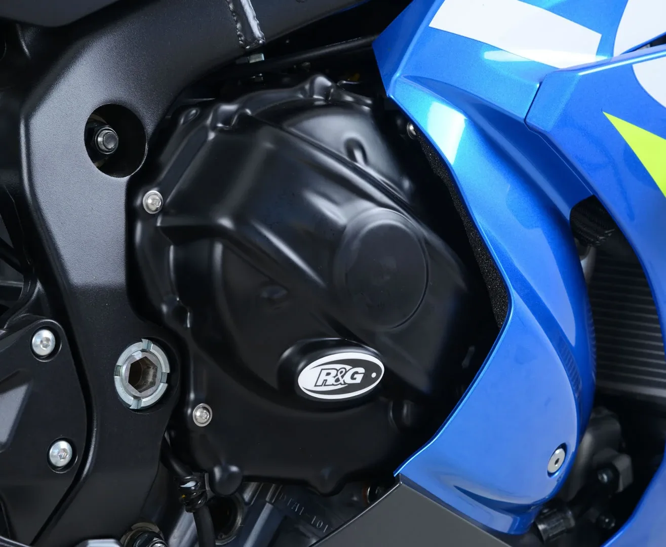 R&G Протектор за двигател (капак на съединителя) (капак на стартера) за Suzuki GSX-R 1000 (2017–2024), GSX-R 1000R (2017–2024)