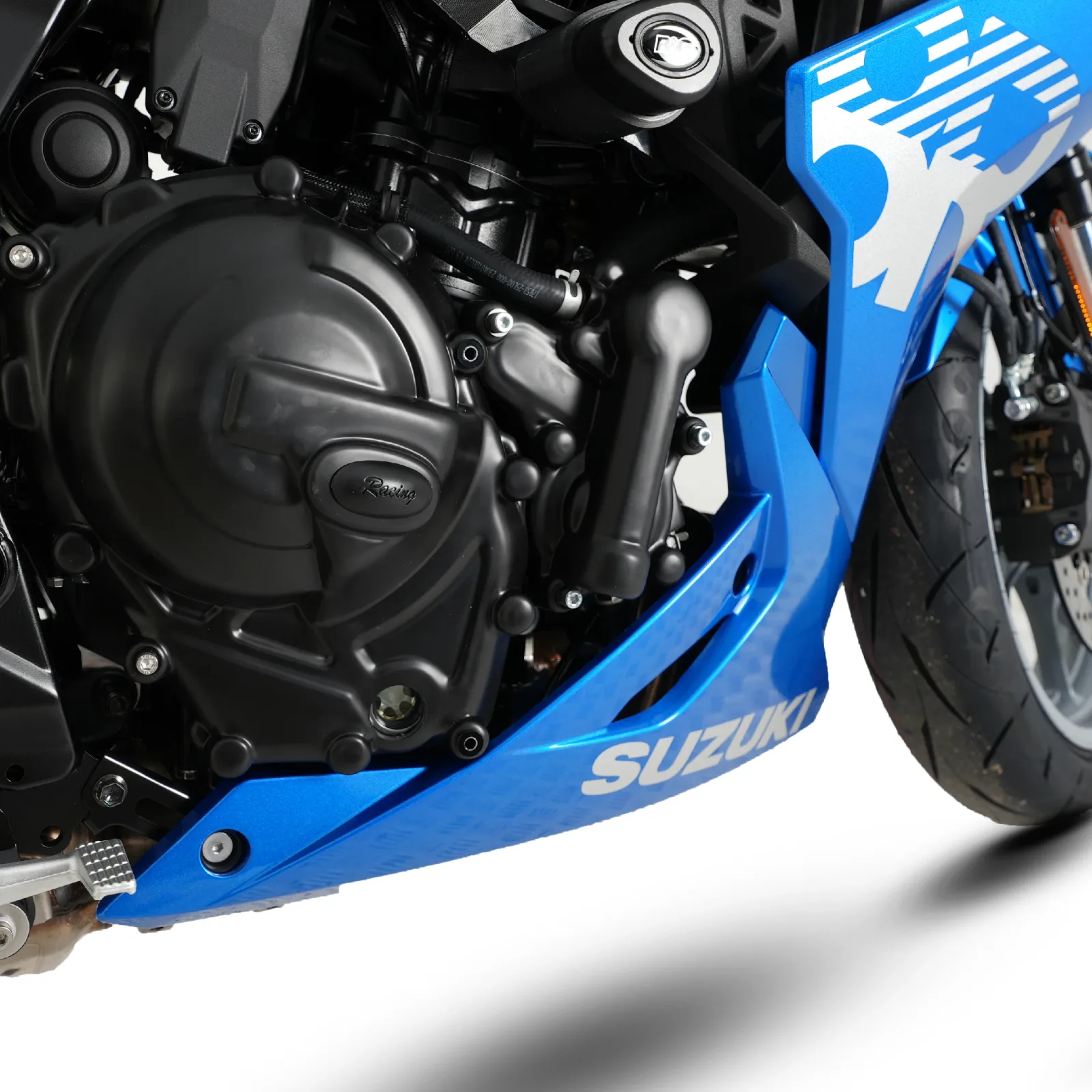 R&G Протектор за двигател (капак на съединителя) за Suzuki GSX-8S (2023+), V-Strom 800 (2023+), GSX-8R (2024+), GSX-8T (2025+), GSX-8TT (2025+)
