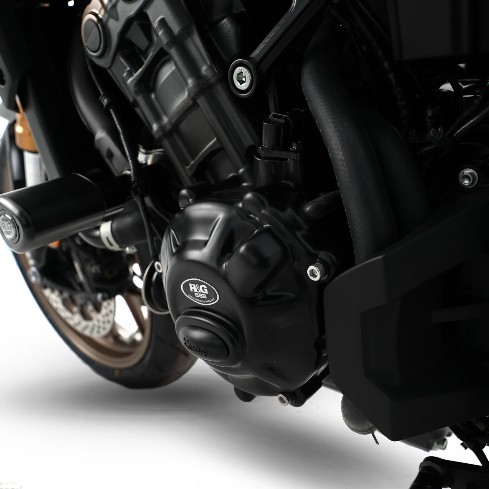 R&G Протектор за двигател (лява страна) (капак на съединителя) за Honda CB 650R (2021+), CBR 650R (2021+), CB 125R (2026+)