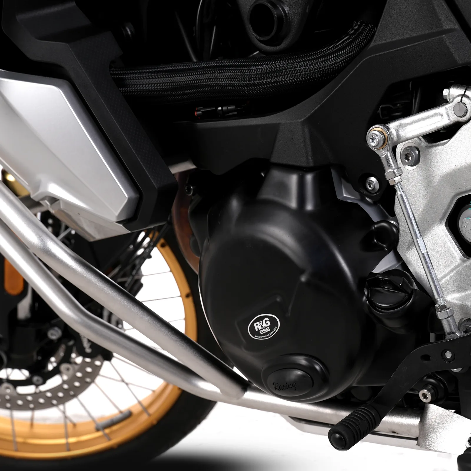 R&G Протектор за двигател (лява страна) за BMW F 900 R (2020+), F 900 XR (2020–2025), F 900 GS (2024+), F 800 GS (2024+) и др.