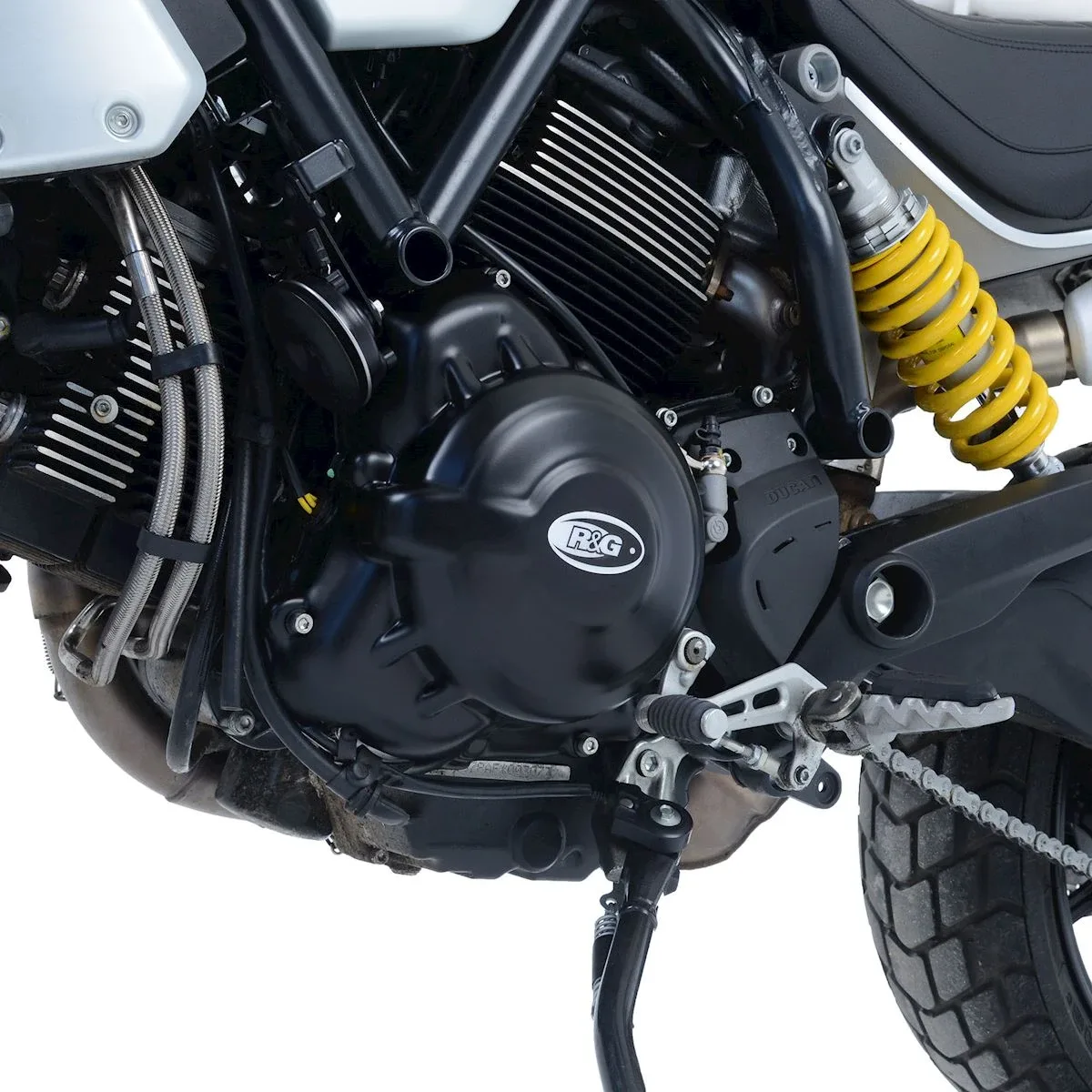 R&G Протектор за двигател (лява страна) за Ducati Scrambler 1100 (2018–2025)