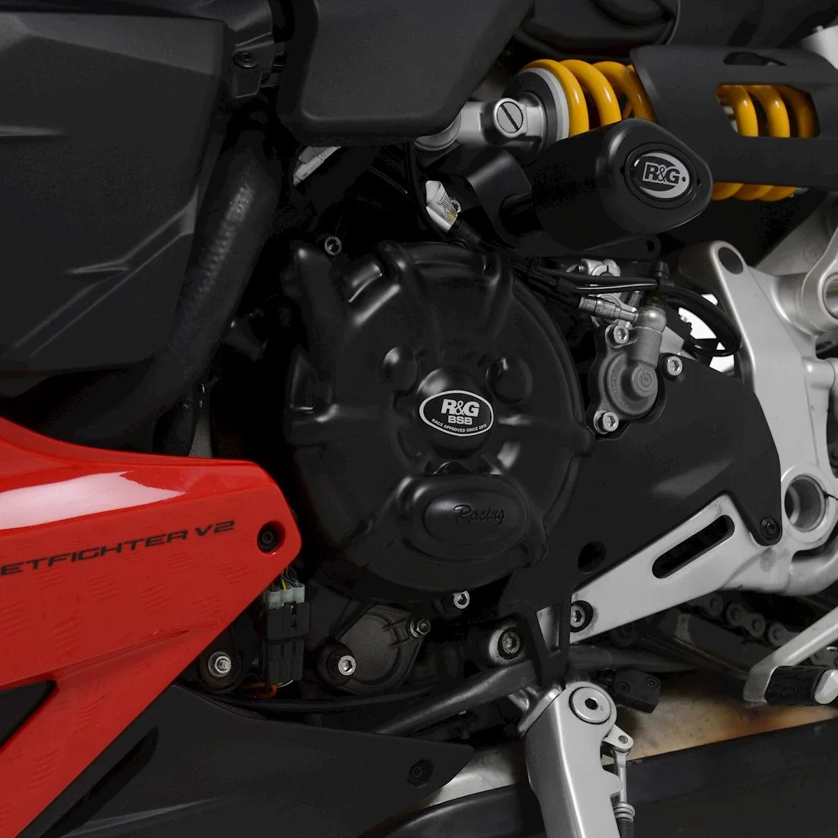 R&G Протектор за двигател (лява страна) за Ducati Streetfighter V2 (2022–2024)