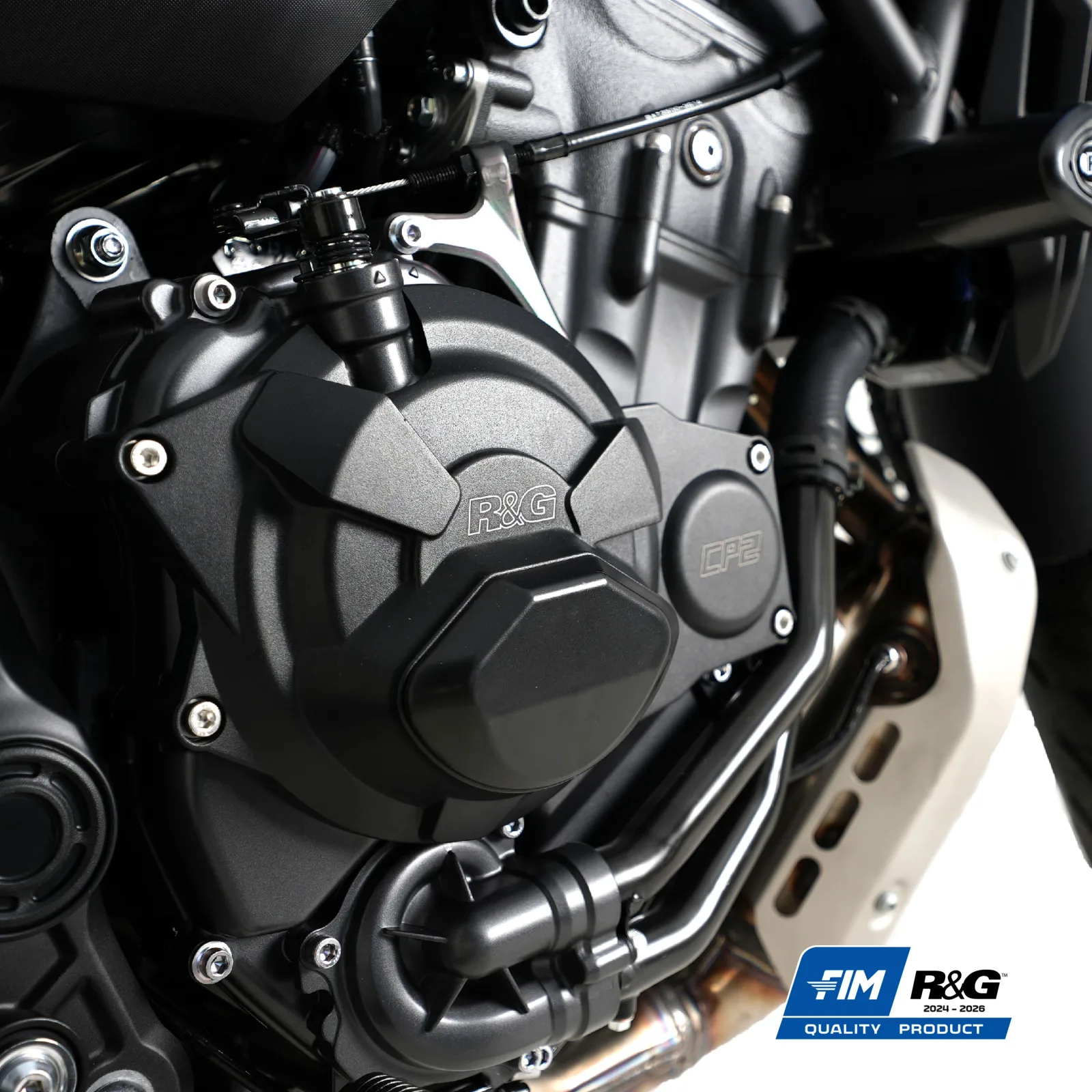 R&G Протектор за двигател PRO (капак на съединителя) за Yamaha MT-07 (2014–2024), Tenere 700 (2019+), Tracer 7 (2021–2024) и др.
