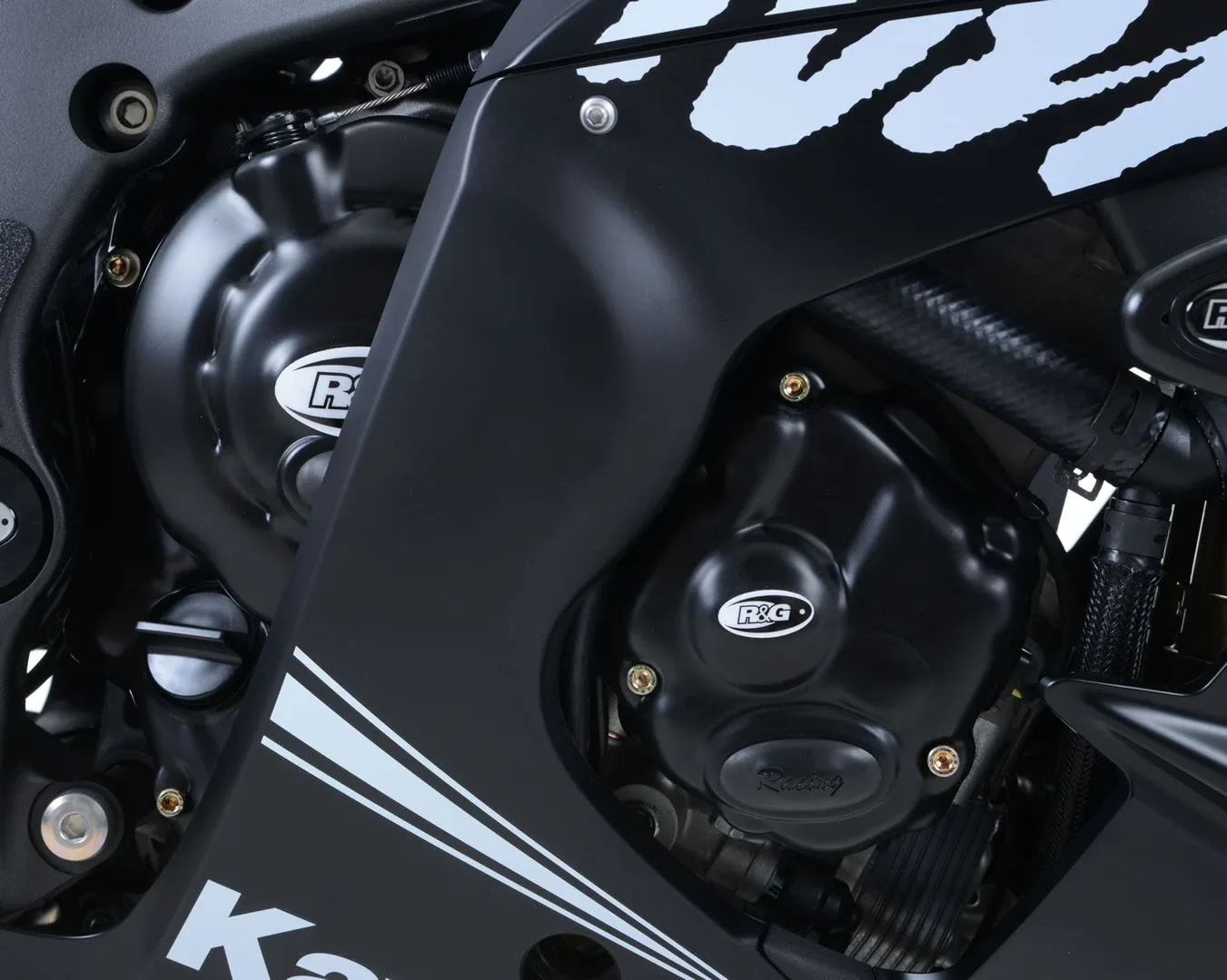 R&G Протектор за двигател Race (дясна страна) (капак на стартера) за Kawasaki ZX-10R (2011+), ZX-10RR (2021+)