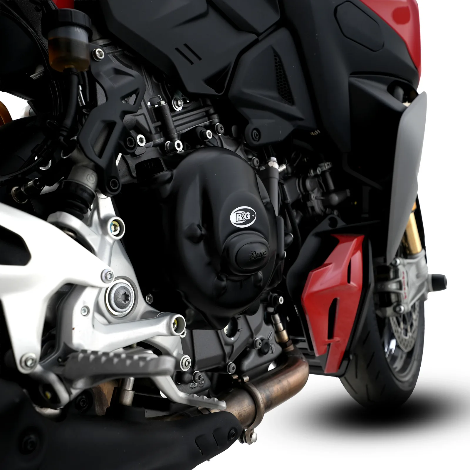 R&G Протектор за двигател Race (дясна страна) за Ducati Multistrada V2 (2025+), Panigale V2 (2025+), Streetfighter V2 (2025+) и др.