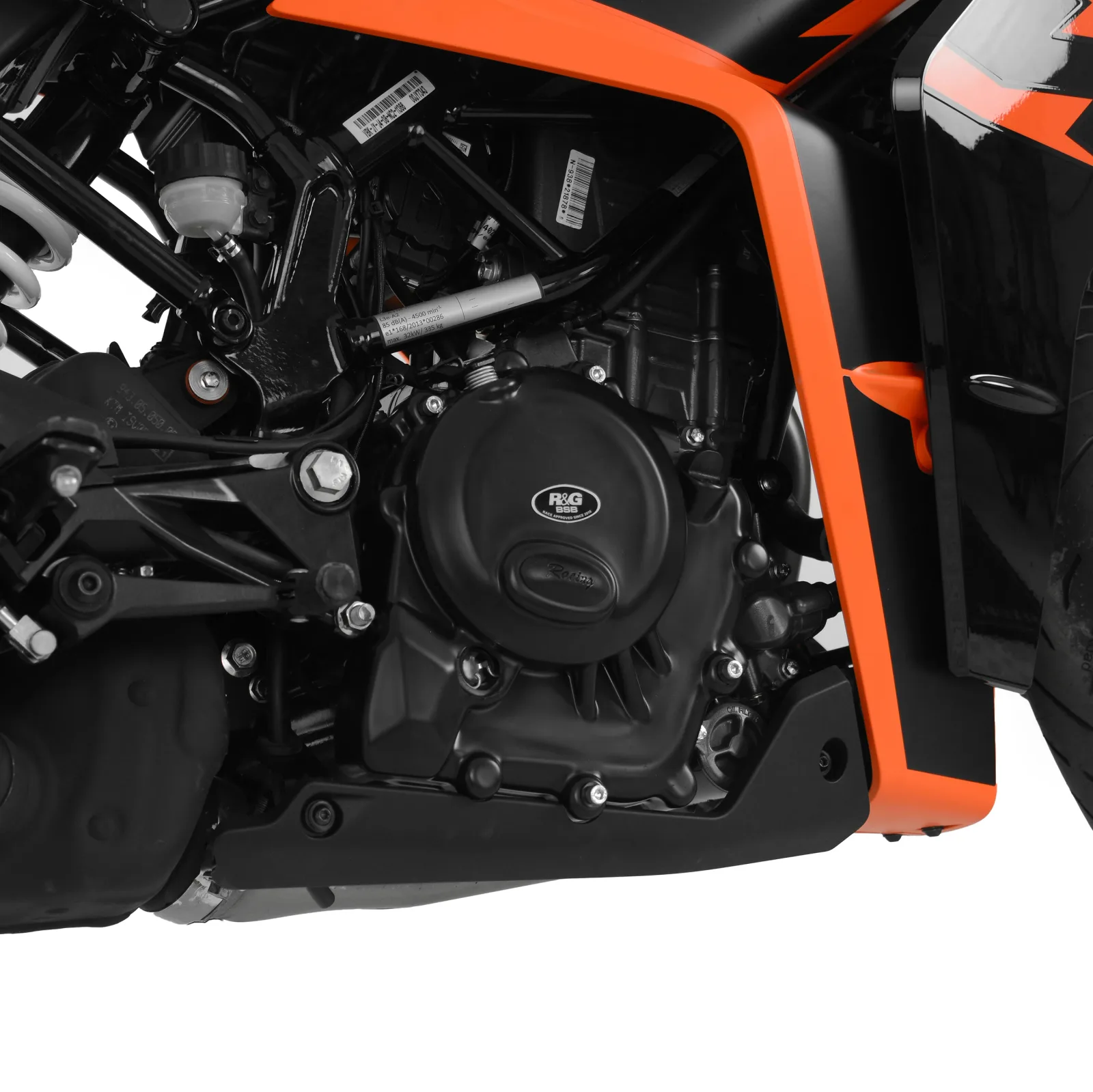 R&G Протектор за двигател Race (дясна страна) за Husqvarna Svartpilen 401 (2020–2023), Vitpilen 401 (2020–2023) и др.