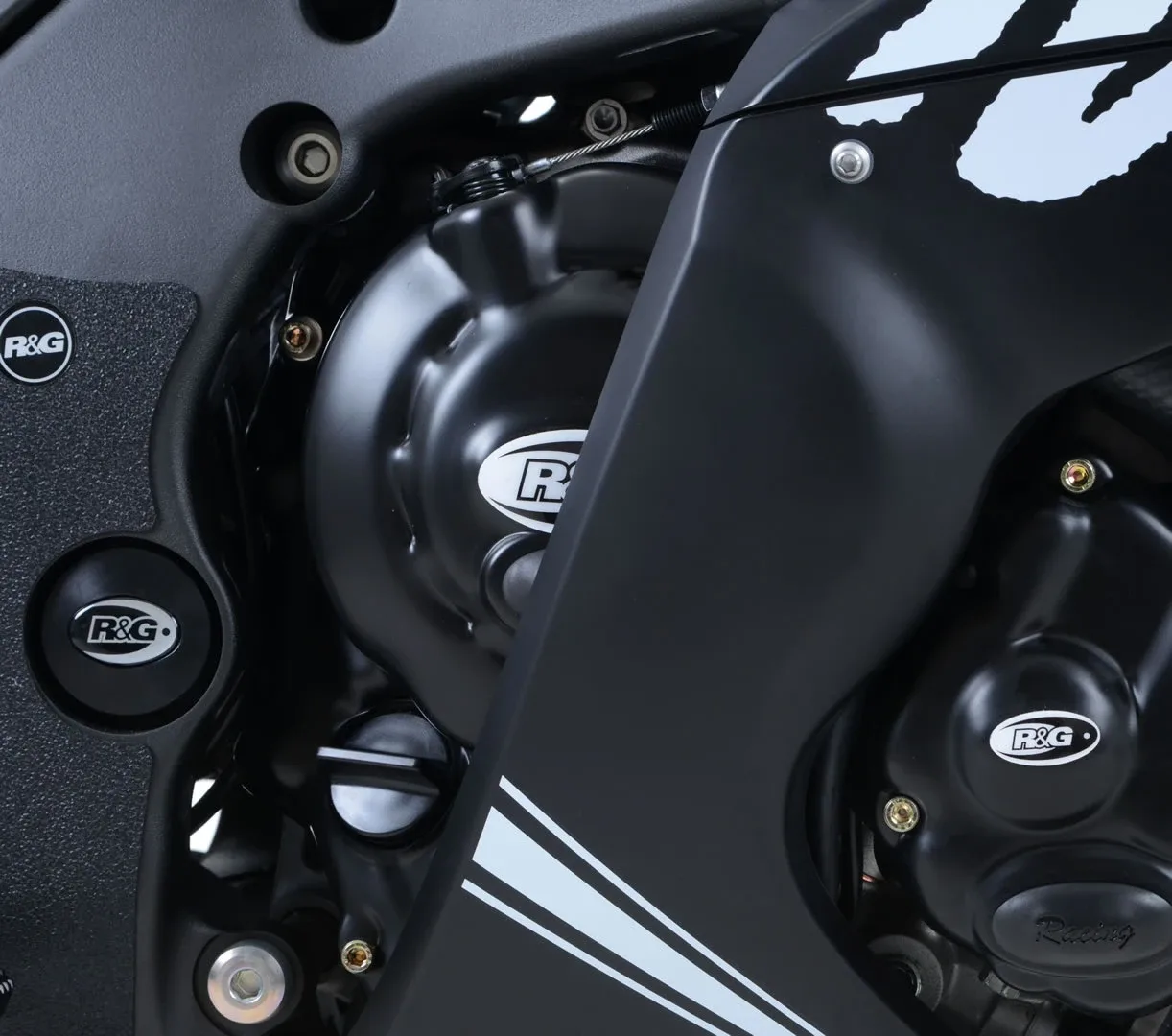 R&G Протектор за двигател Race (дясна страна) за Kawasaki ZX-10R (2011–2025), ZX-10RR (2021–2025)