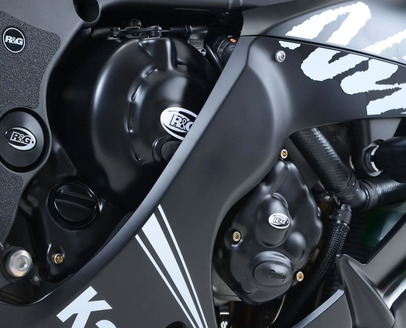 R&G Протектор за двигател Race (дясна страна) за Kawasaki ZX-10R (2011–2025), ZX-10RR (2021–2025)