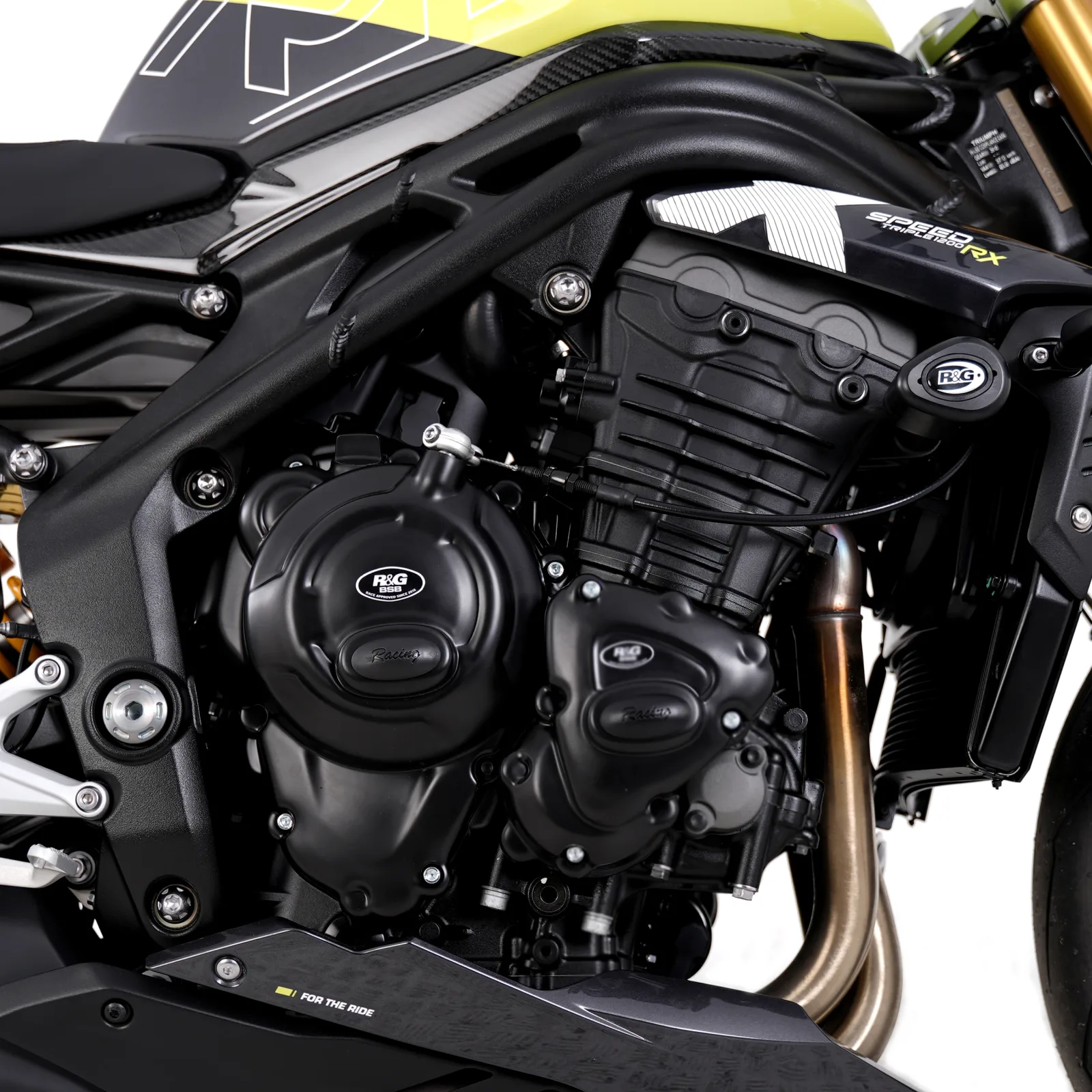 R&G Протектор за двигател Race (дясна страна) за Triumph Speed Triple 1200 RS (2021+), Speed Triple 1200 RR (2022+) и др.