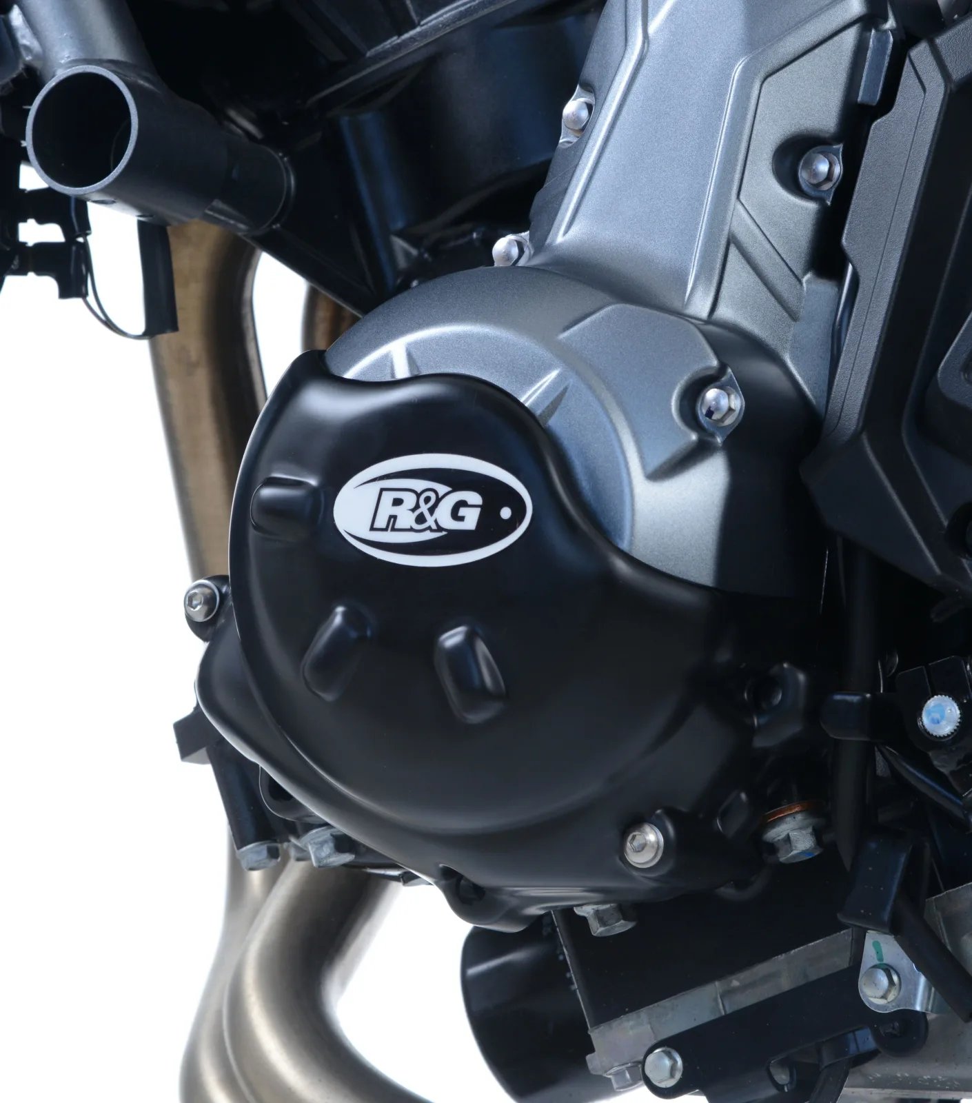 R&G Протектор за двигател Slash Cut (лява страна) за Kawasaki Z650 (2017+), Ninja 650 (2017–2024), Z650RS (2021+), Z650 S (2026+)