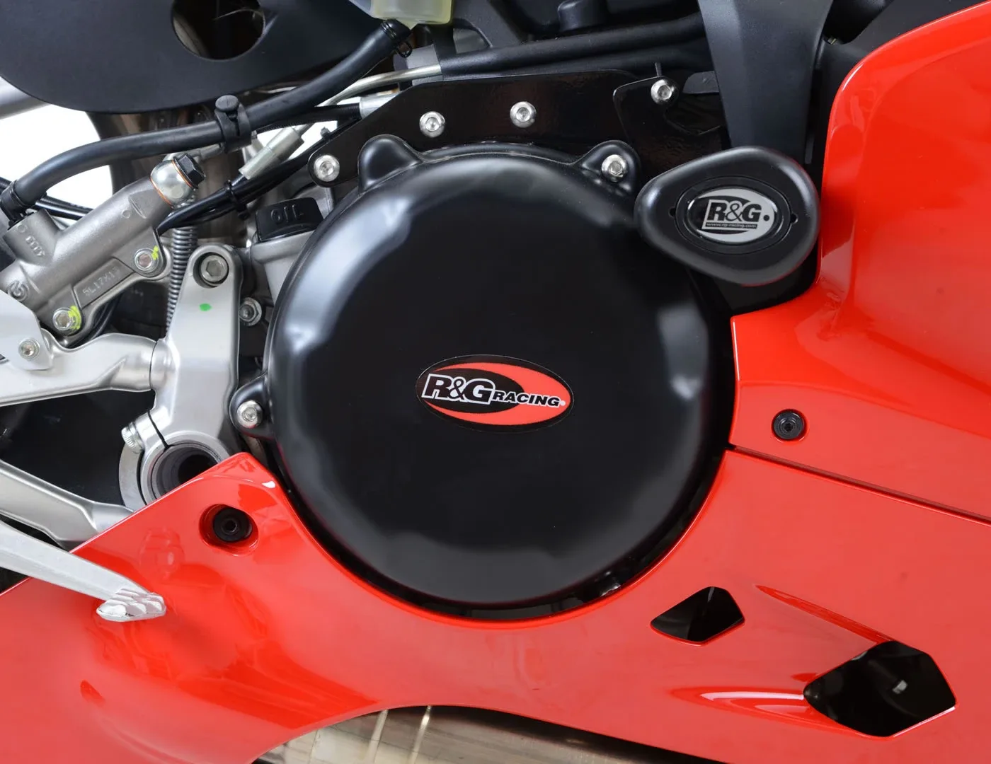 R&G Протектор за двигател за Ducati Panigale 1199 (2012–2015), Panigale 1299 (2015–2017), Panigale 959 (2016–2019) и др.