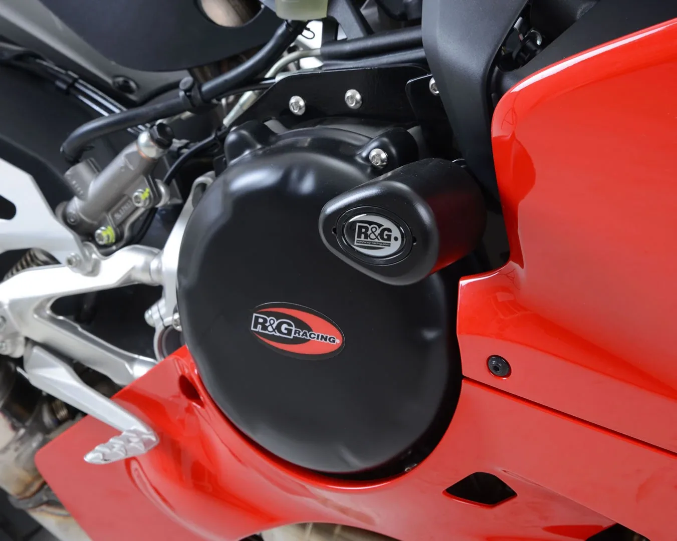 R&G Протектор за двигател за Ducati Panigale 1199 (2012–2015), Panigale 1299 (2015–2017), Panigale 959 (2016–2019) и др.