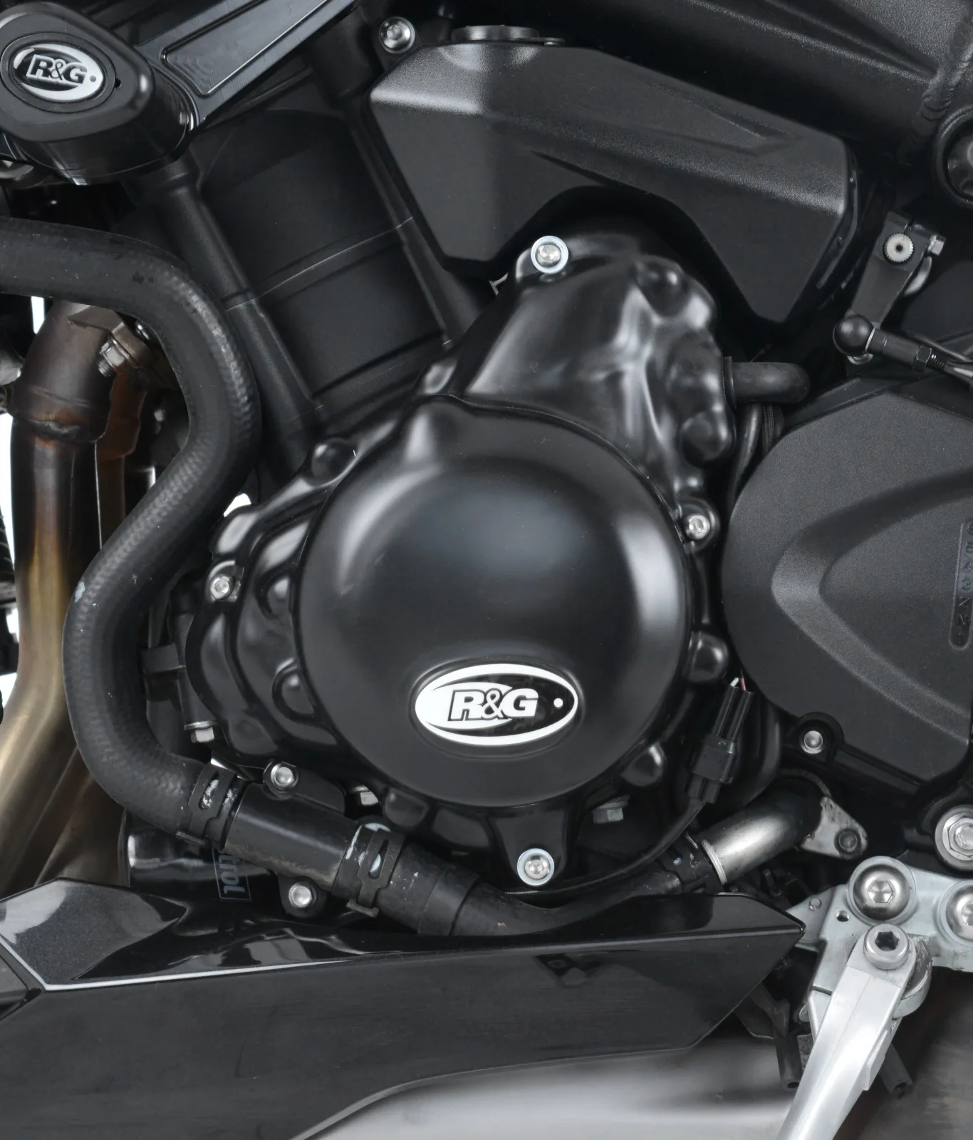 R&G Протектор за двигател за Triumph Daytona 675 (2013–2016), Street Triple 675 (2014–2016) и др.