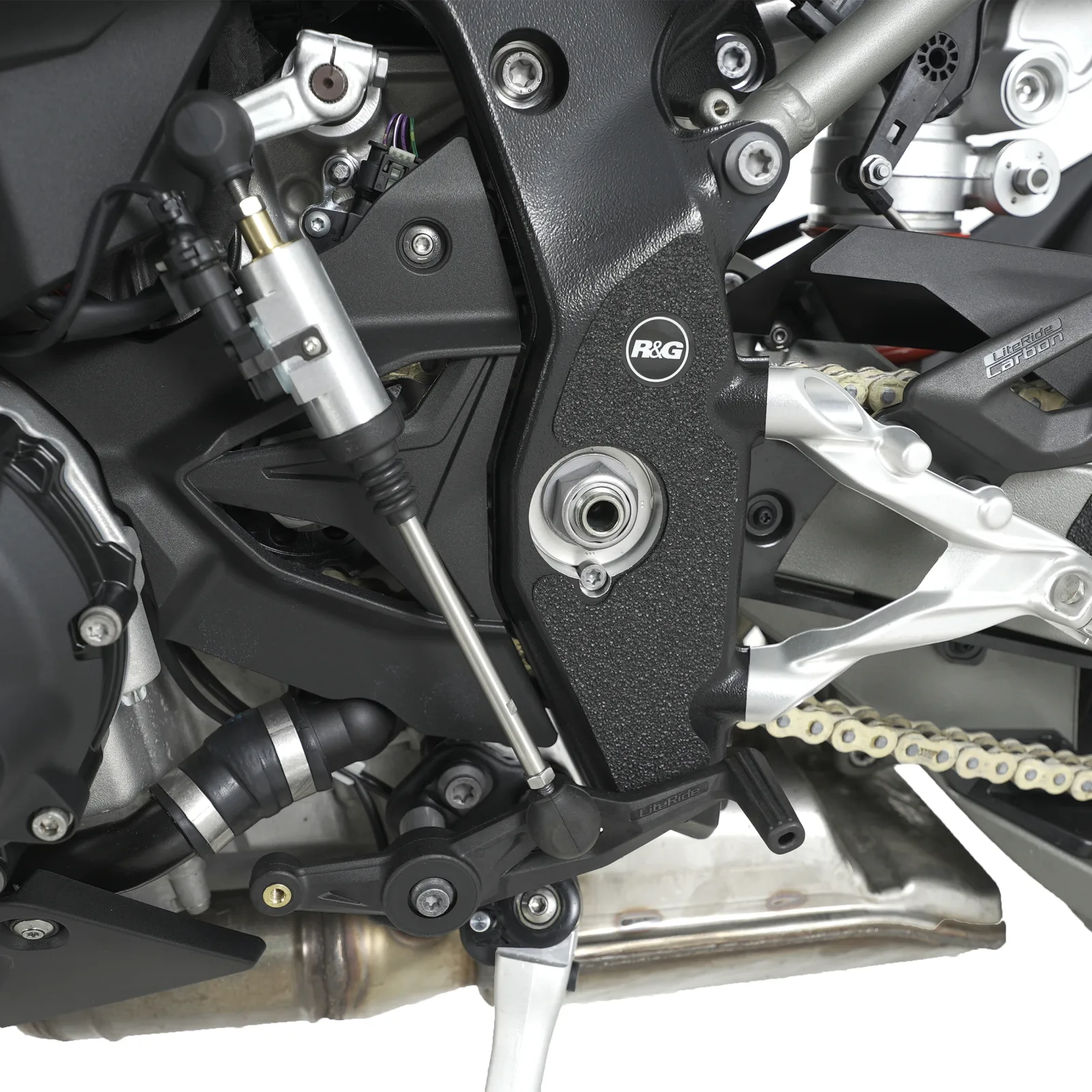 R&G Протектори Boot Guard за BMW M 1000 RR (2021–2024), S 1000 RR (2023+), M 1000 R (2023+)
