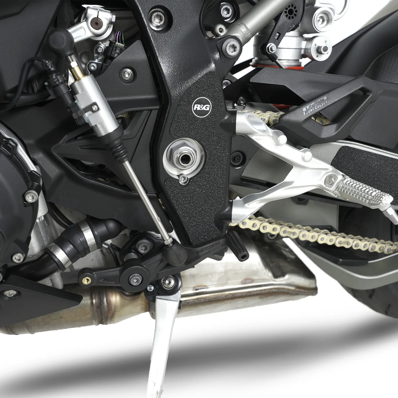 R&G Протектори Boot Guard за BMW M 1000 RR (2021–2024), S 1000 RR (2023+), M 1000 R (2023+)