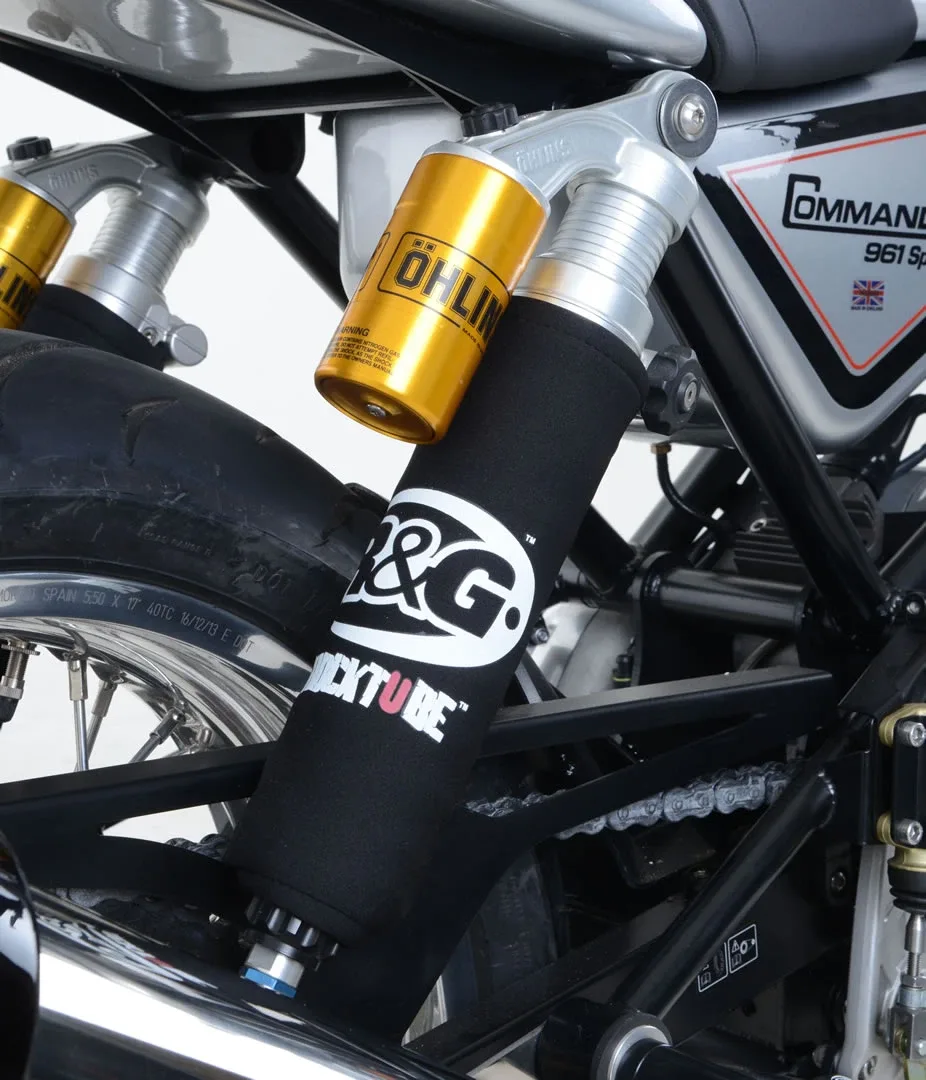 R&G Протектори за амортисьори Shocktube (чифт) за Honda CB 1300, Yamaha XJR 1300 (до 2014), Rieju Marathon 125, Honda CB 1100 (2013–2018) и др.
